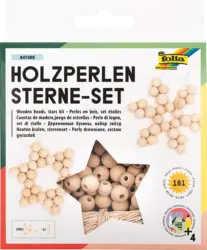 Dekorieren & Einrichten Bastelset Holzperlen Sterne