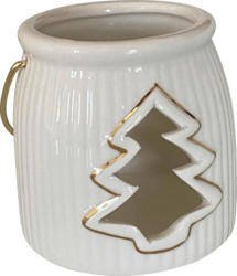Dekorieren & Einrichten Keramikwindlicht weiß (8 cm)