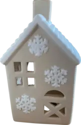 Dekorieren & Einrichten Windlicht Haus aus Keramik