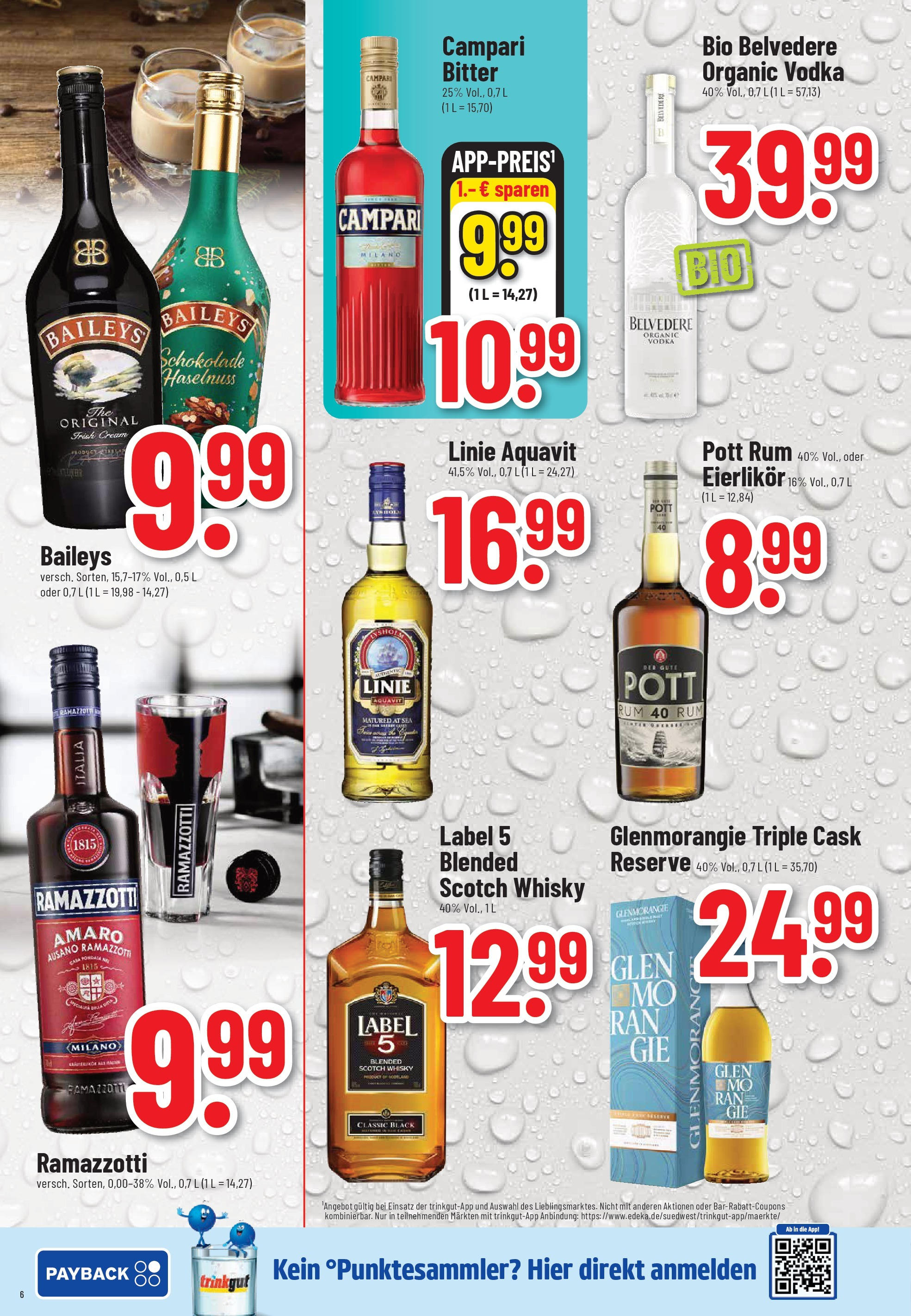 Trinkgut - trinkgut: Wochenangebote (ab 28.09.2025) » Angebote online | Seite: 6 | Produkte: Schokolade, Baileys, Vodka, Ramazzotti