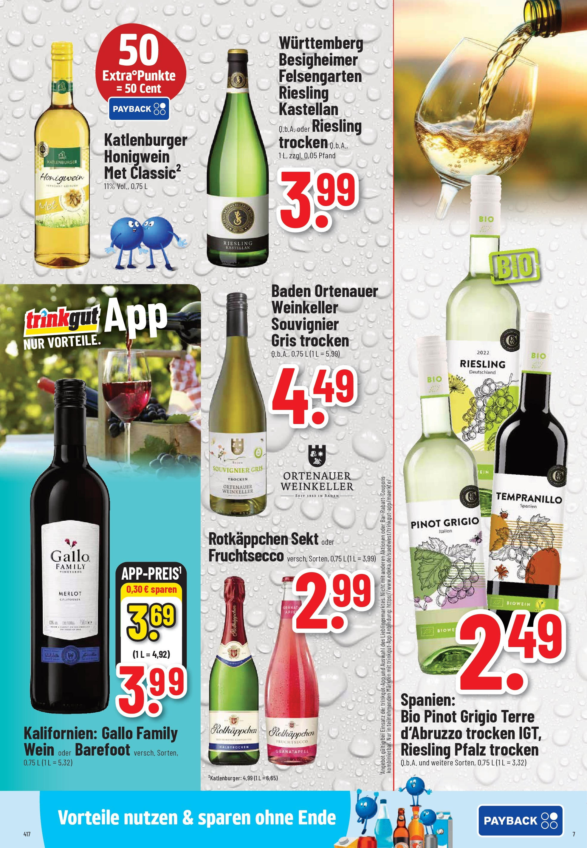Trinkgut - trinkgut: Wochenangebote (ab 28.09.2025) » Angebote online | Seite: 7 | Produkte: Granatapfel, Sekt, Rotkäppchen, Wein