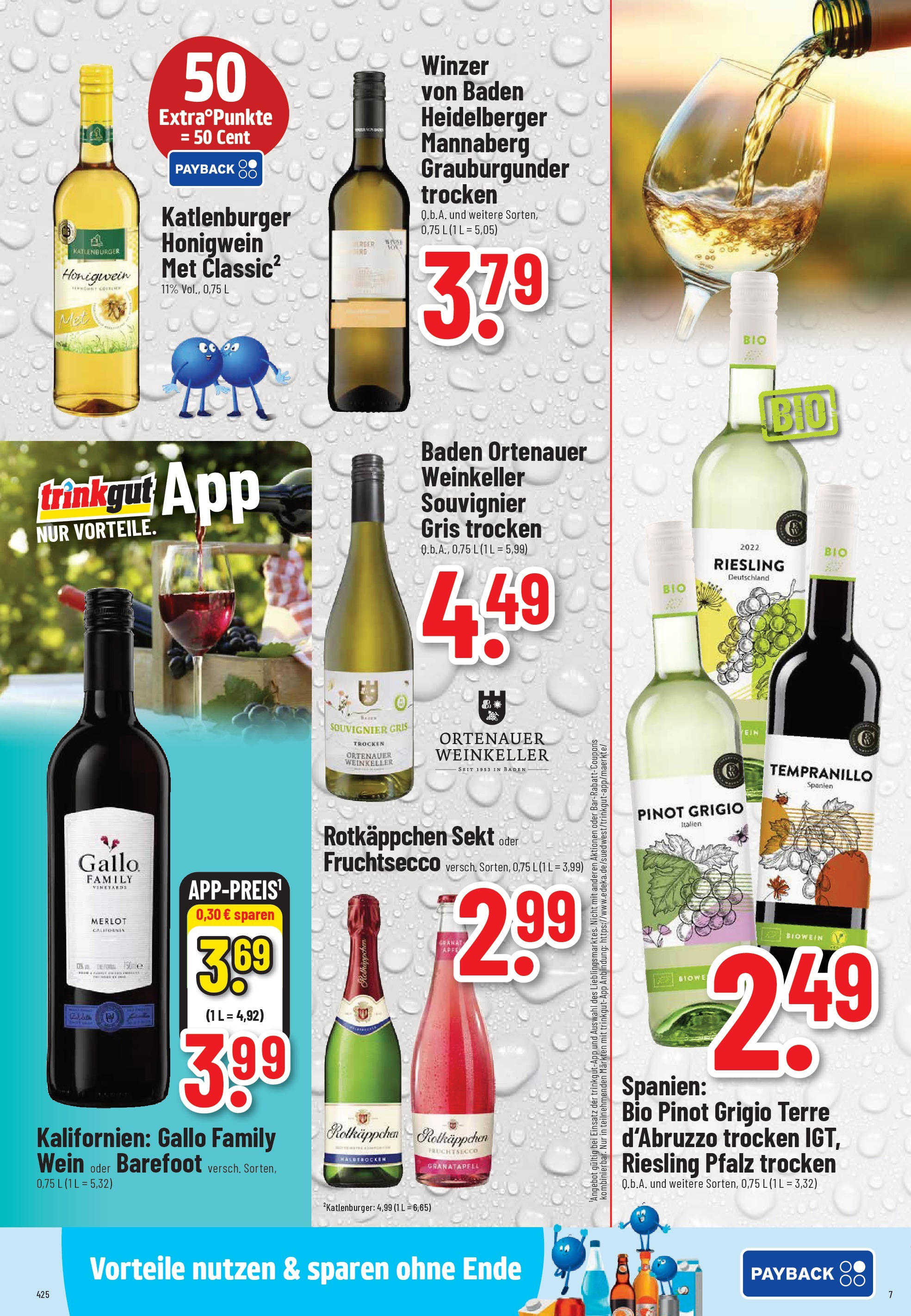 Trinkgut - trinkgut: Wochenangebote (ab 28.09.2025) » Angebote online | Seite: 7 | Produkte: Granatapfel, Sekt, Rotkäppchen, Wein