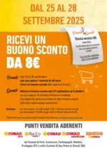 TuDay Conad Ricevi un buono sconto da 8€ - al 28.09.2025