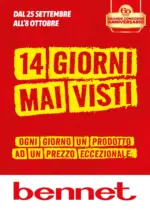 Bennet 14 Giorni Mai Visti - al 08.10.2025