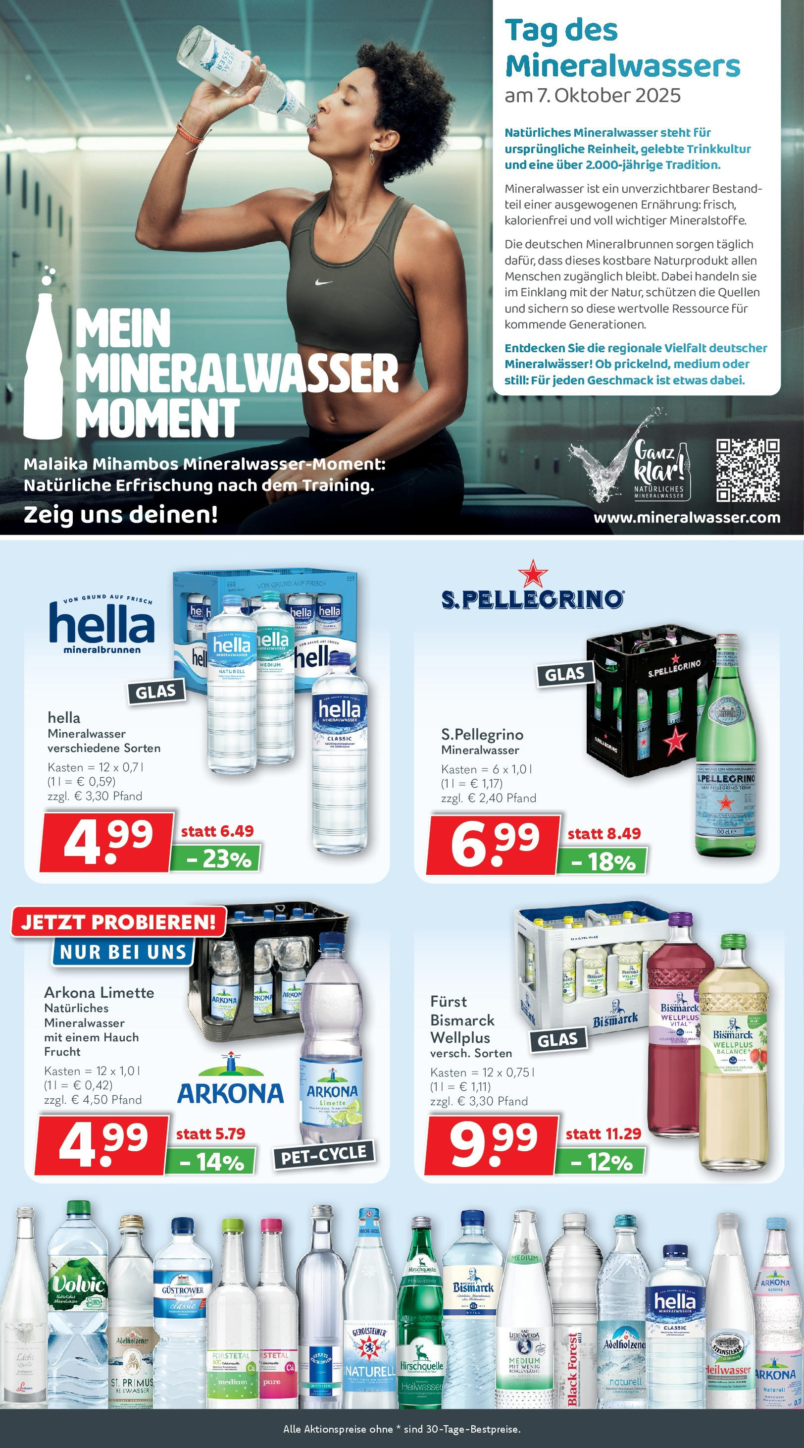 Getränkeland - Getränkeland: Getränkeangebote (ab 28.09.2025) zum Blättern | Seite: 6 | Produkte: Mineralwasser, Limette, Volvic, Gerolsteiner