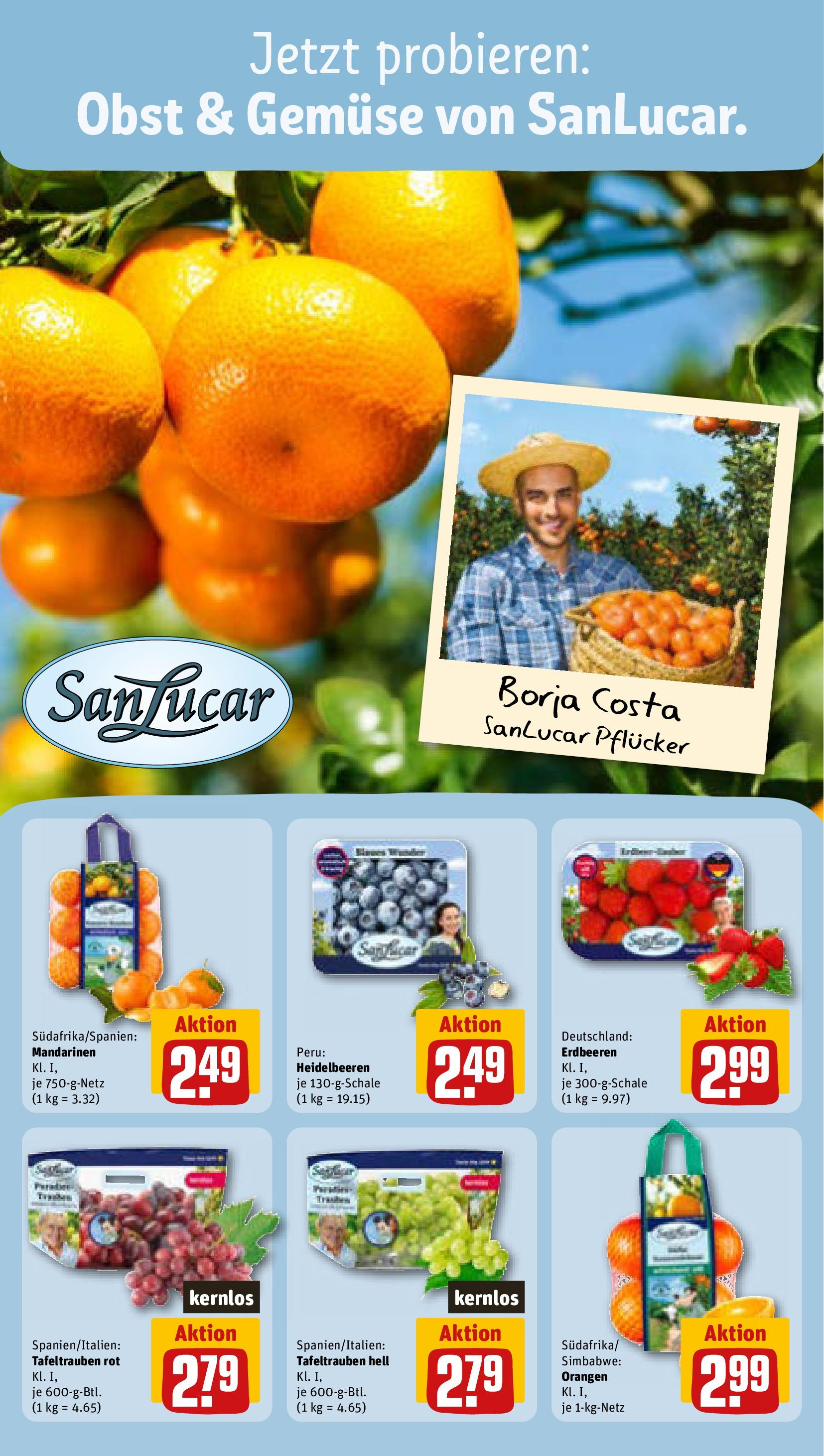 REWE Prospekt ab 28.09.2025 zum Blättern » Angebote | Seite: 29 | Produkte: Orangen, Gemüse, Obst, Erdbeeren