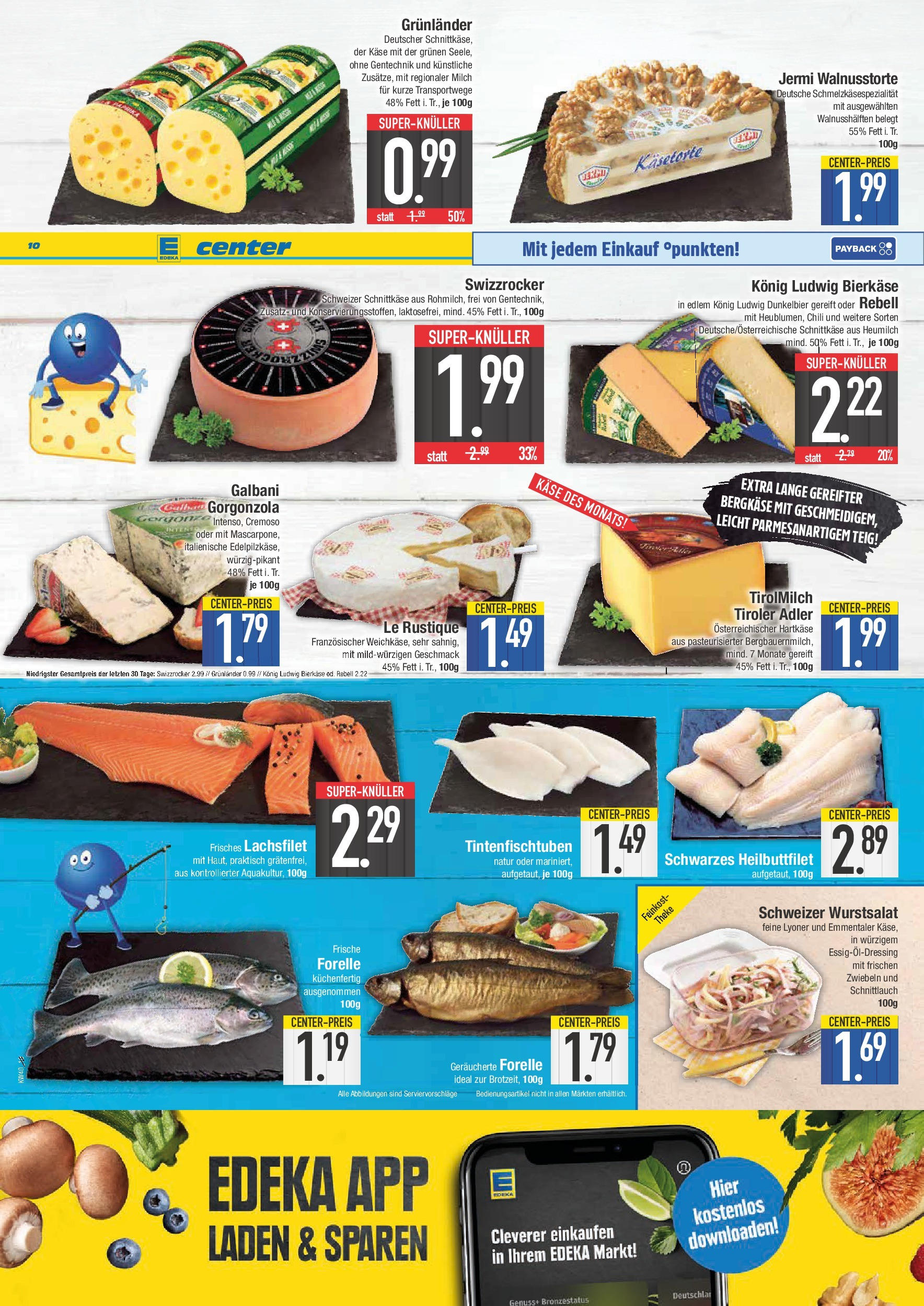 Edeka prospekt Schwabmünchen	 (ab 28.09.2025) » Angebote Online | Seite: 10 | Produkte: Theke, Zwiebeln, Grunlander, Chili