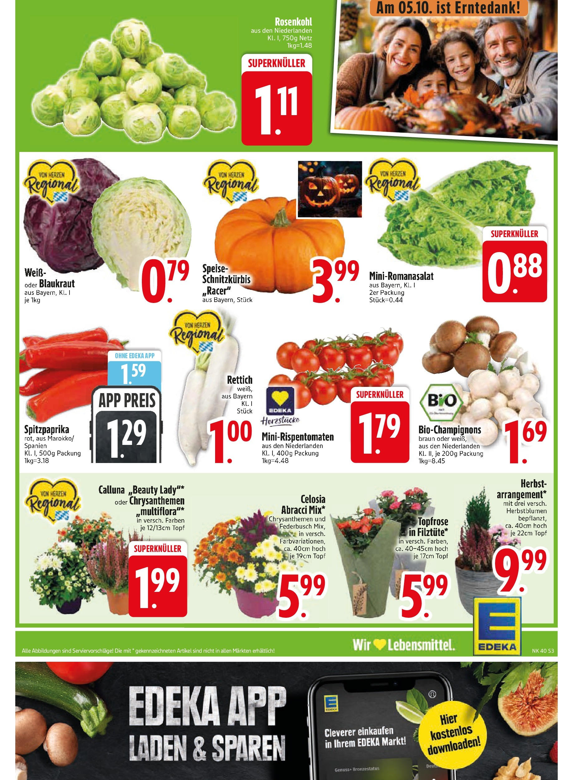 Edeka prospekt Murnau	 (ab 29.09.2025) » Angebote Online | Seite: 3
