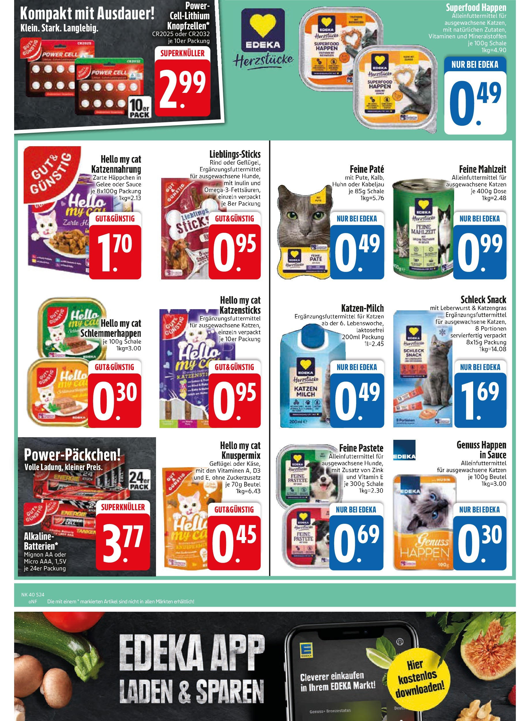 Edeka prospekt Murnau	 (ab 29.09.2025) » Angebote Online | Seite: 24 | Produkte: Milch