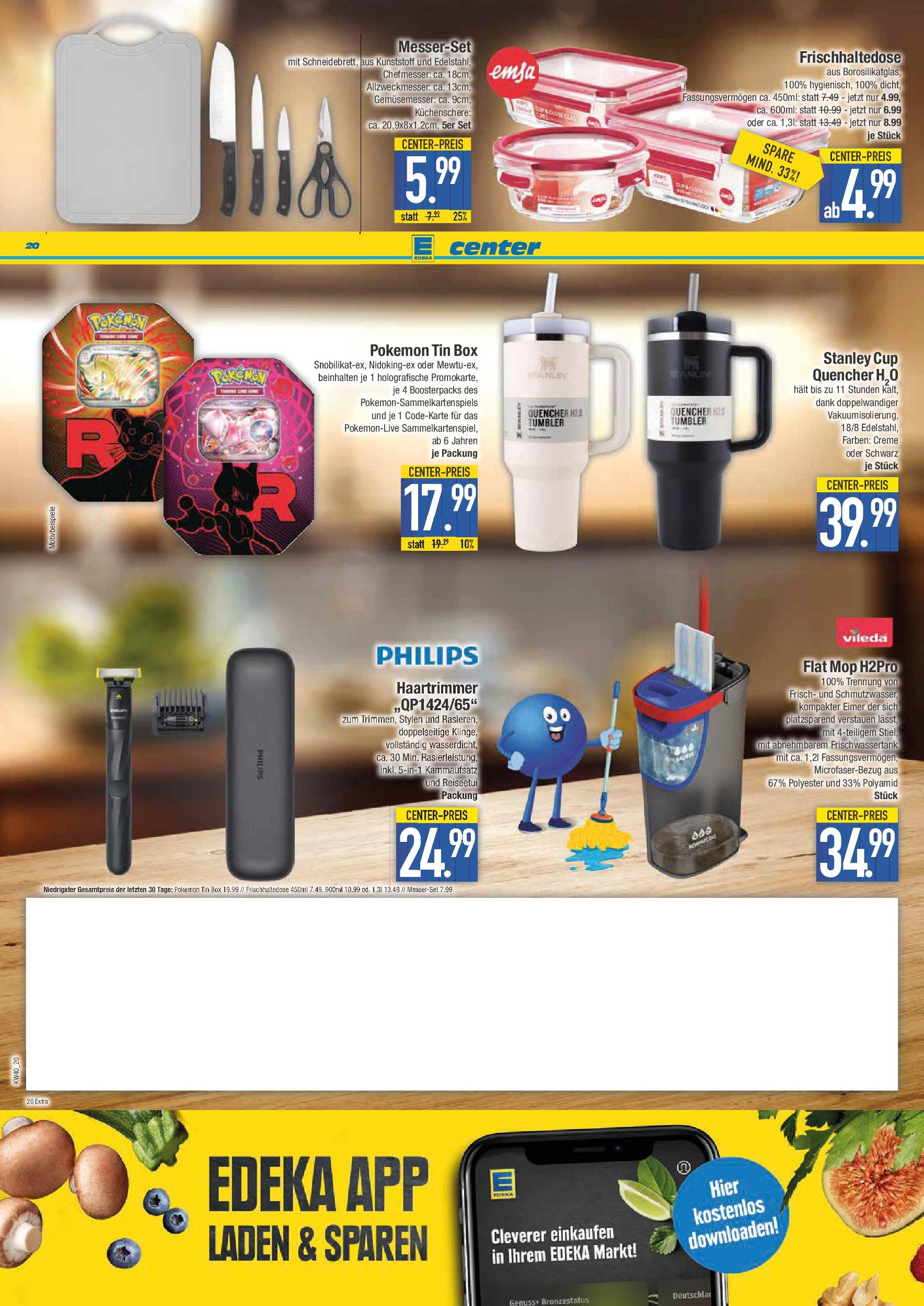 Edeka prospekt Schwabmünchen	 (ab 28.09.2025) » Angebote Online | Seite: 20 | Produkte: Philips, Box, Creme