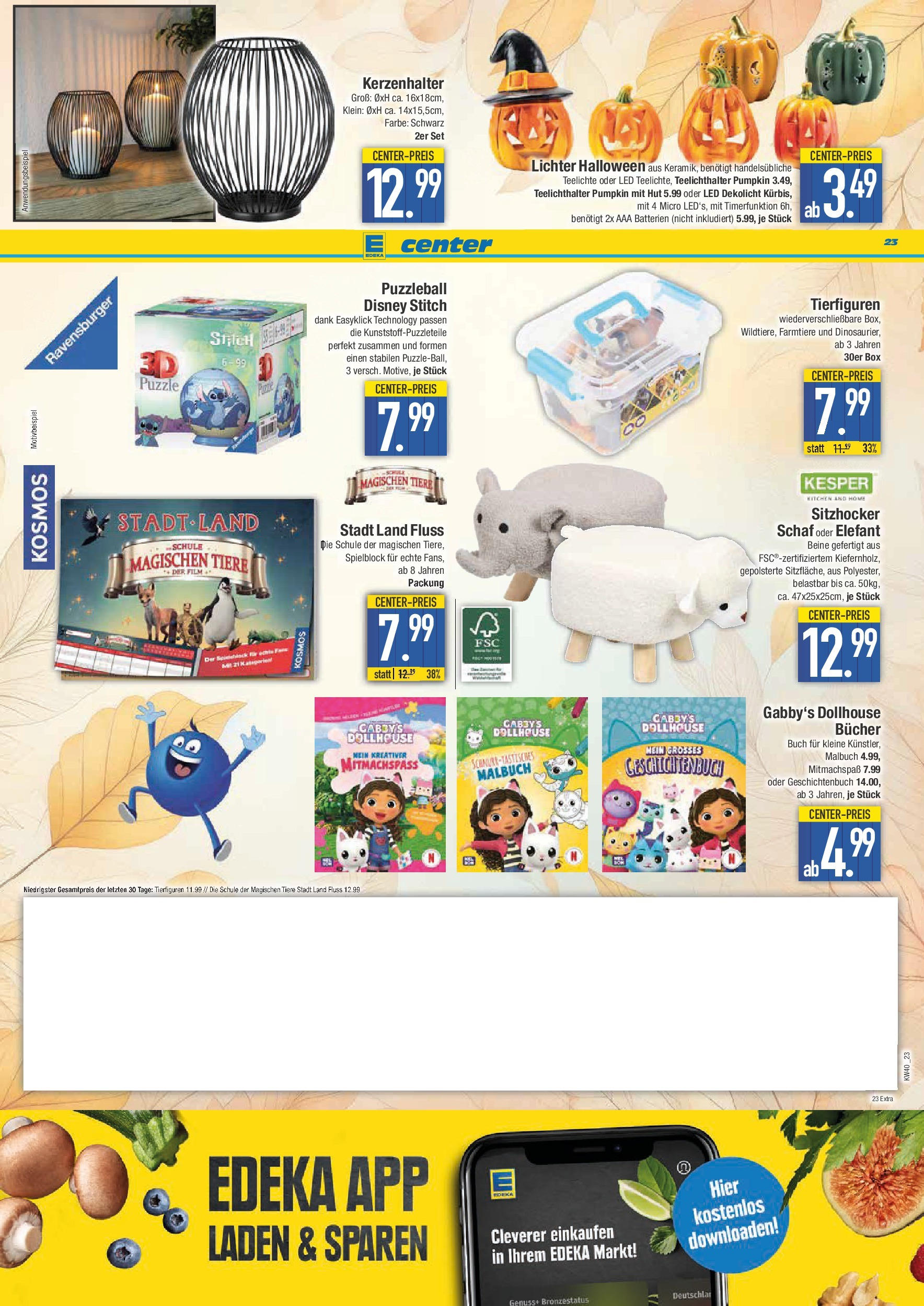 Edeka prospekt Schwabmünchen	 (ab 28.09.2025) » Angebote Online | Seite: 23 | Produkte: Batterien, Box, Hut
