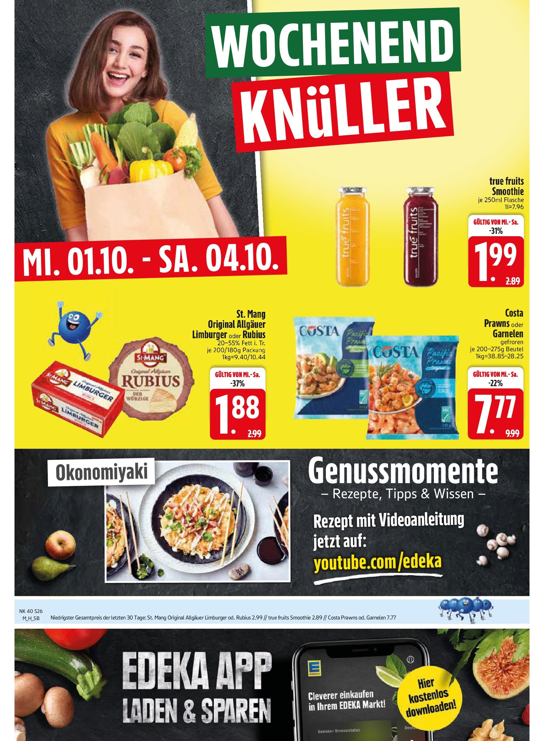 Edeka prospekt Murnau	 (ab 29.09.2025) » Angebote Online | Seite: 26 | Produkte: Garnelen