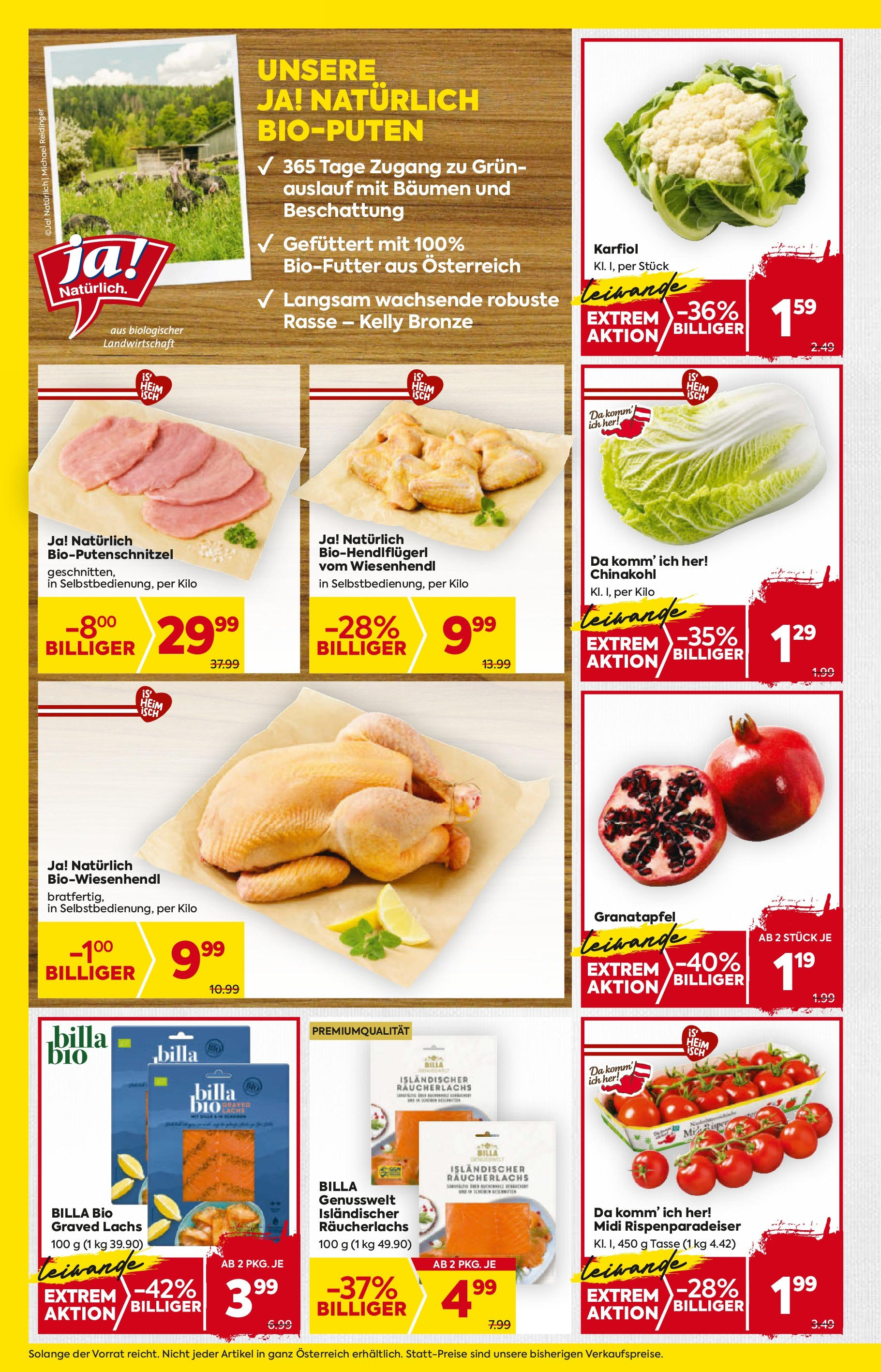 Billa Flugblatt - Wien ab 02.10.2025 - Angebote, Prospekt | Seite: 6 | Produkte: Chinakohl