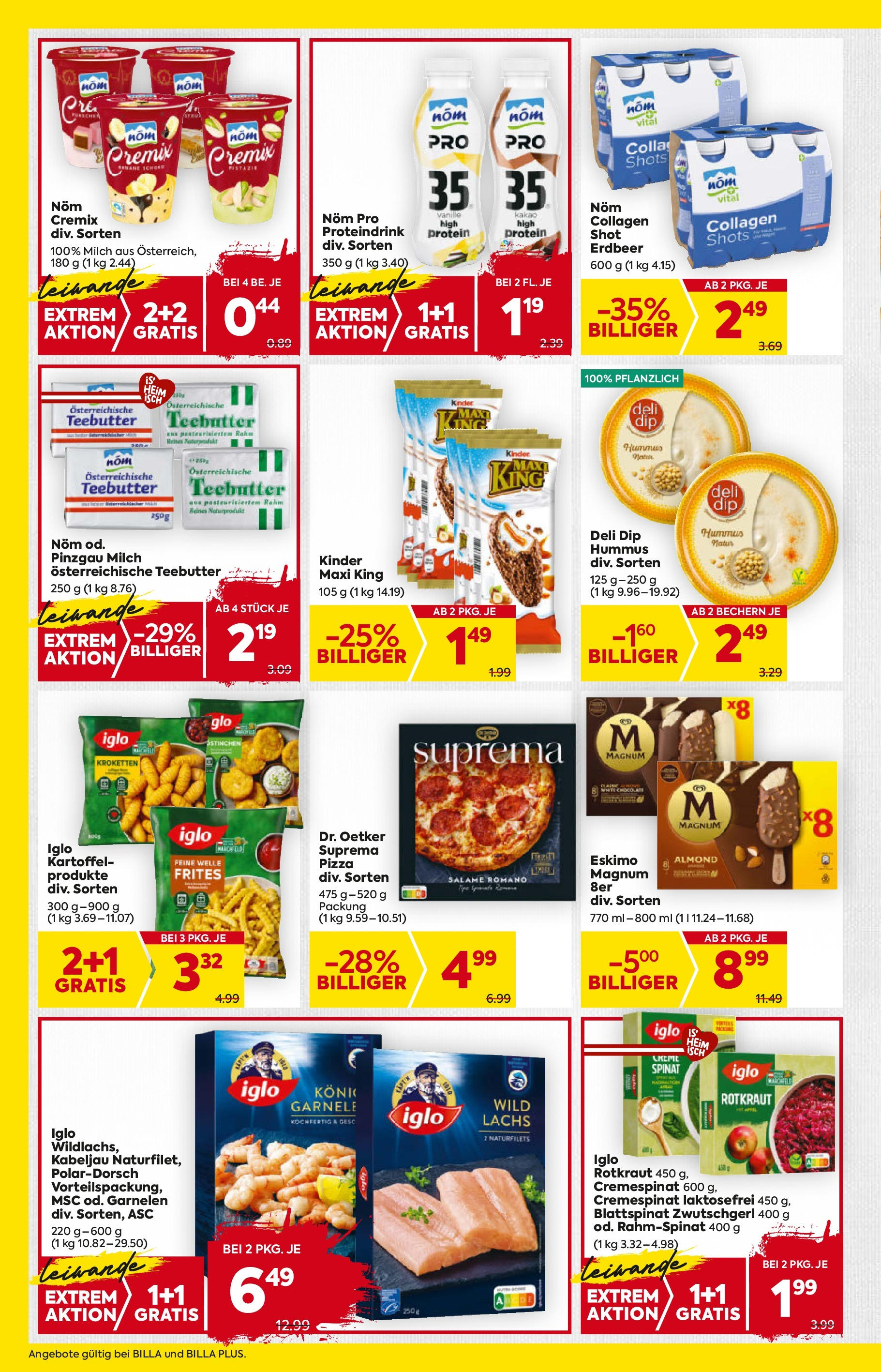 Billa Flugblatt - Wien ab 02.10.2025 - Angebote, Prospekt | Seite: 8 | Produkte: Milch, Pizza