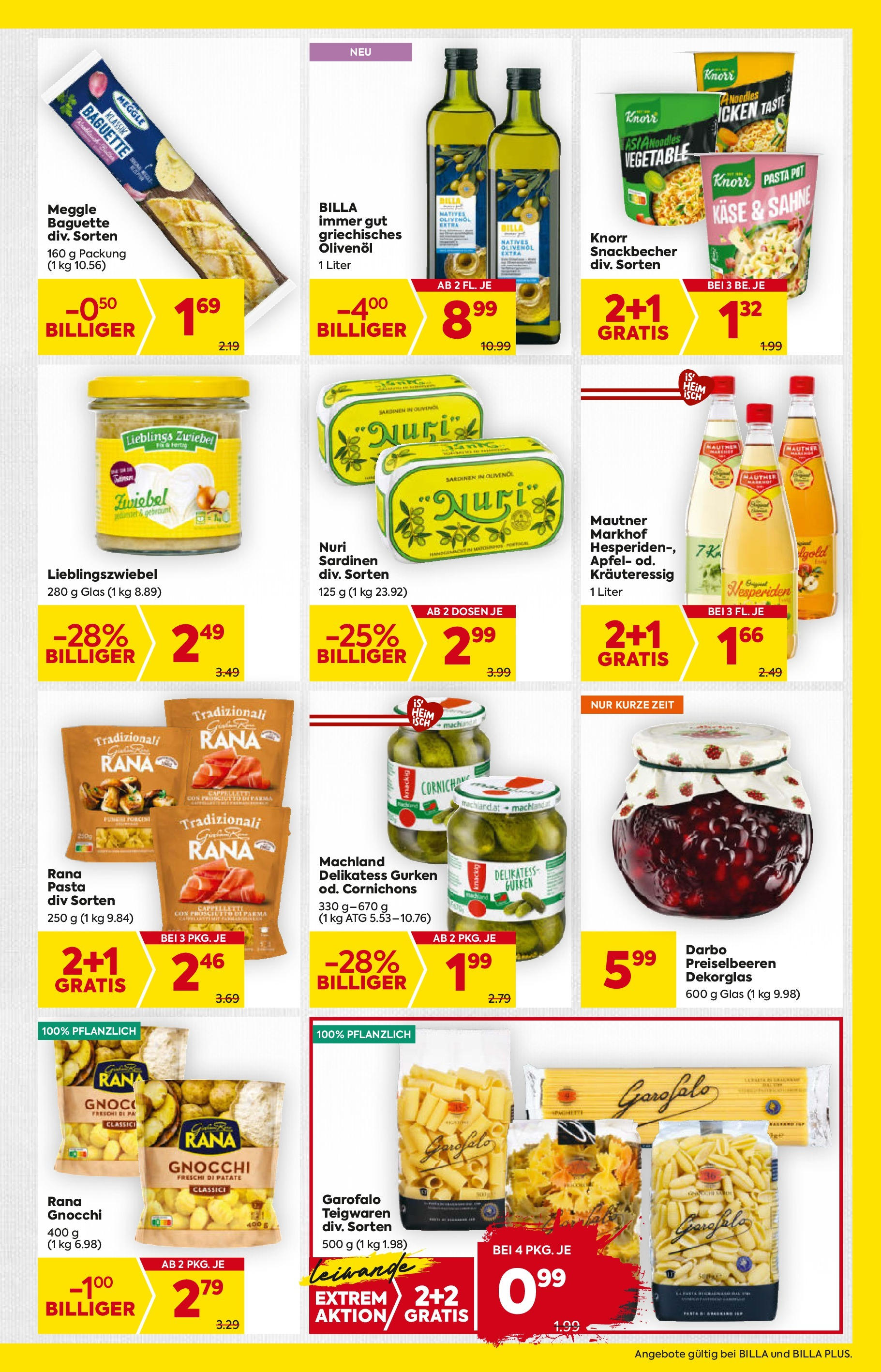 Billa Flugblatt - Wien ab 02.10.2025 - Angebote, Prospekt | Seite: 11 | Produkte: Pasta, Sahne, Jääkaappipakastin, Käse