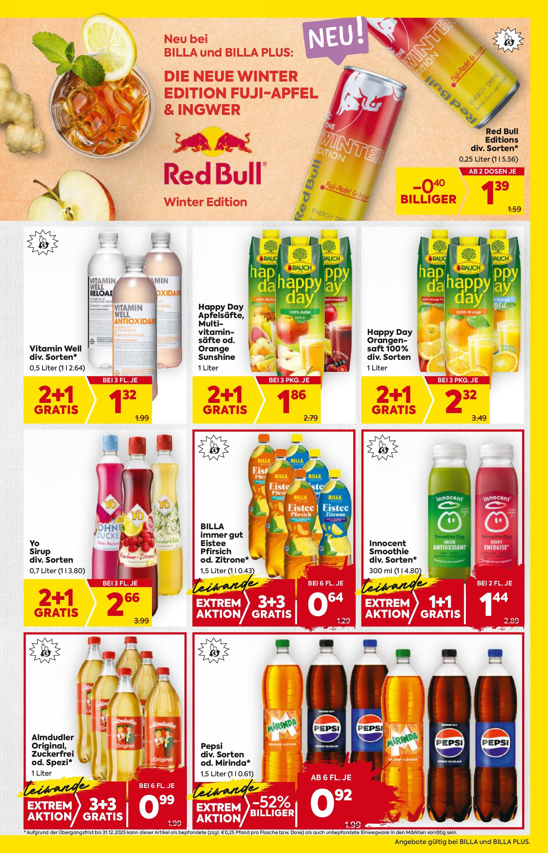 Billa Flugblatt - Wien ab 02.10.2025 - Angebote, Prospekt | Seite: 13 | Produkte: Zitrone, Saft, Äpfel, Orangen