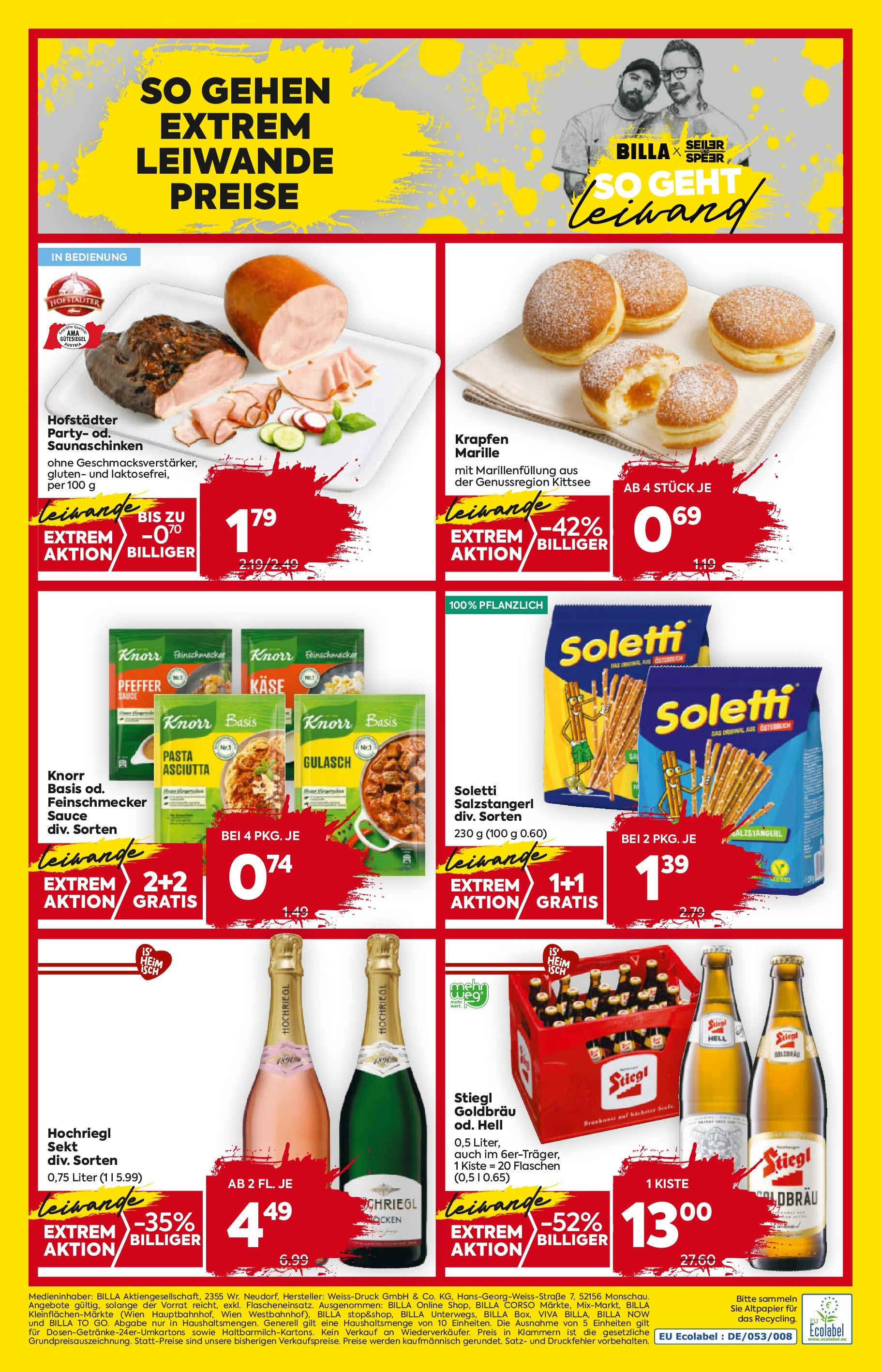 Billa Flugblatt - Moedling, Scheibbs, Schwadorf ab 02.10.2025 - Angebote, Prospekt | Seite: 16 | Produkte: Pasta, Pfeffer, Käse