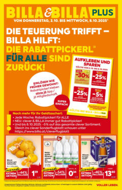 Billa Flugblatt - Wien ab 02.10.2025 gültig