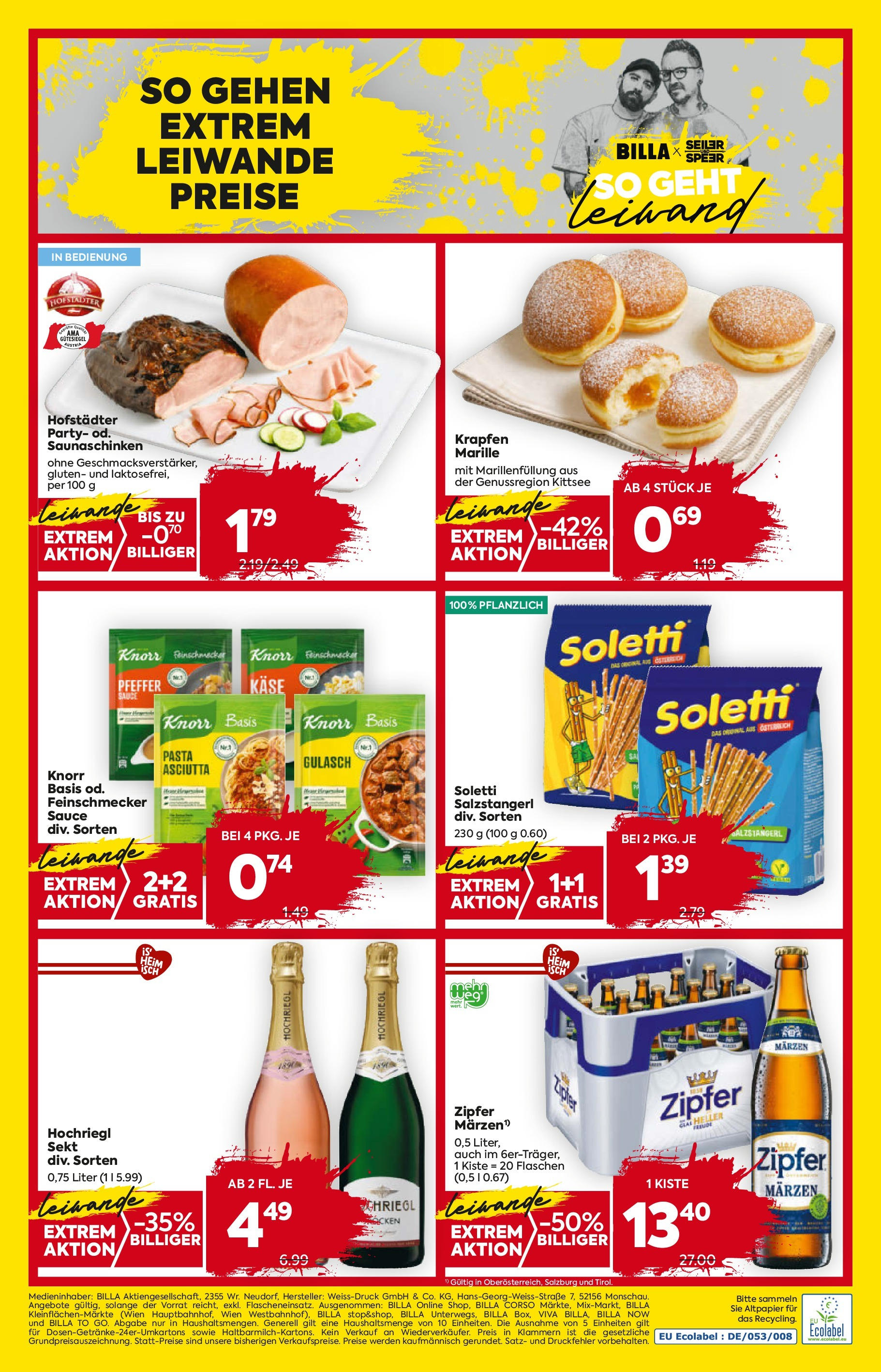 Billa Flugblatt - Oberndorf Bei Salzburg, Lamprechtshausen, Maria Alm ab 02.10.2025 - Angebote, Prospekt | Seite: 16 | Produkte: Pfeffer, Käse