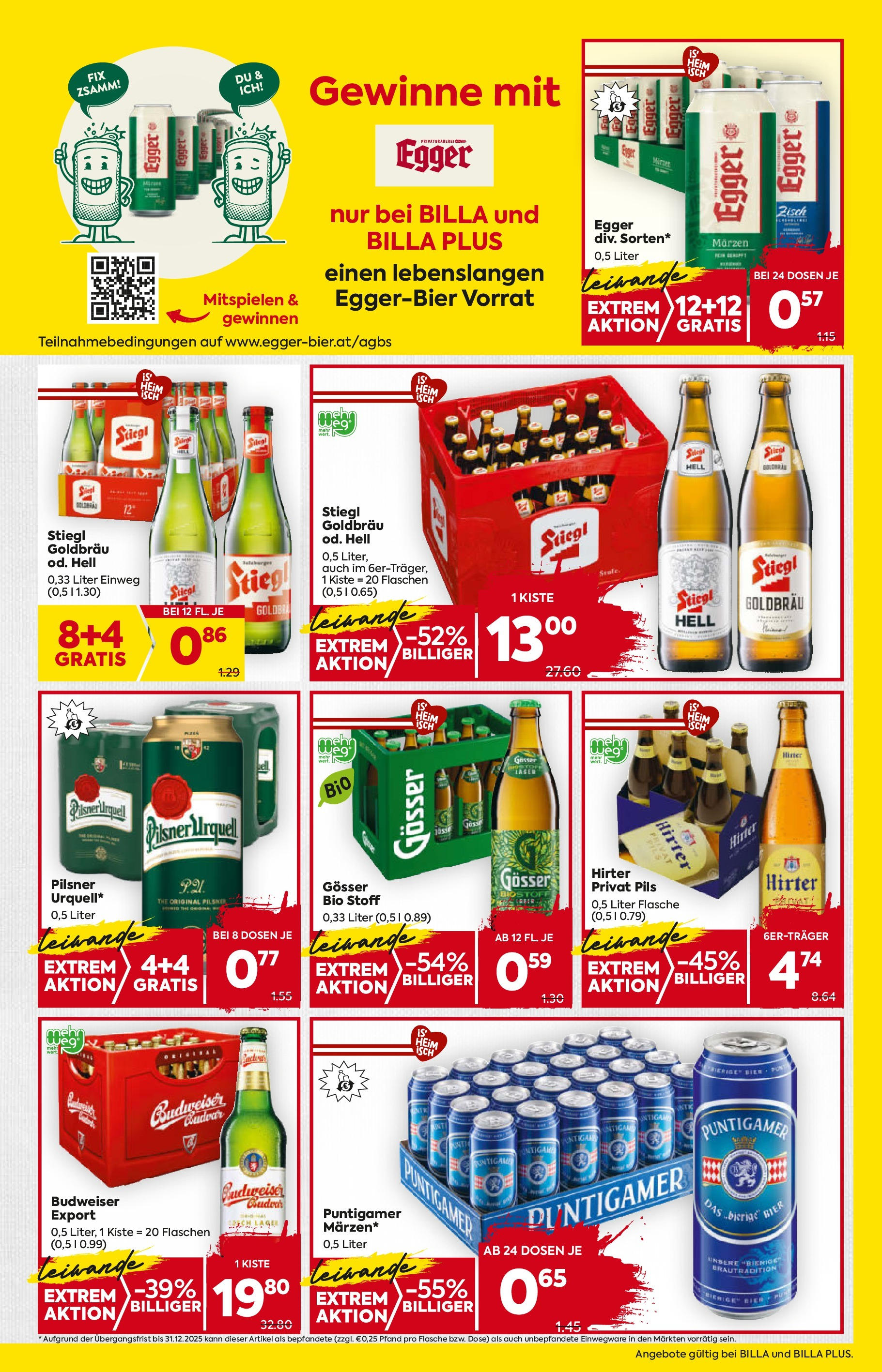 Billa Flugblatt - Wien ab 02.10.2025 - Angebote, Prospekt | Seite: 15 | Produkte: Bier