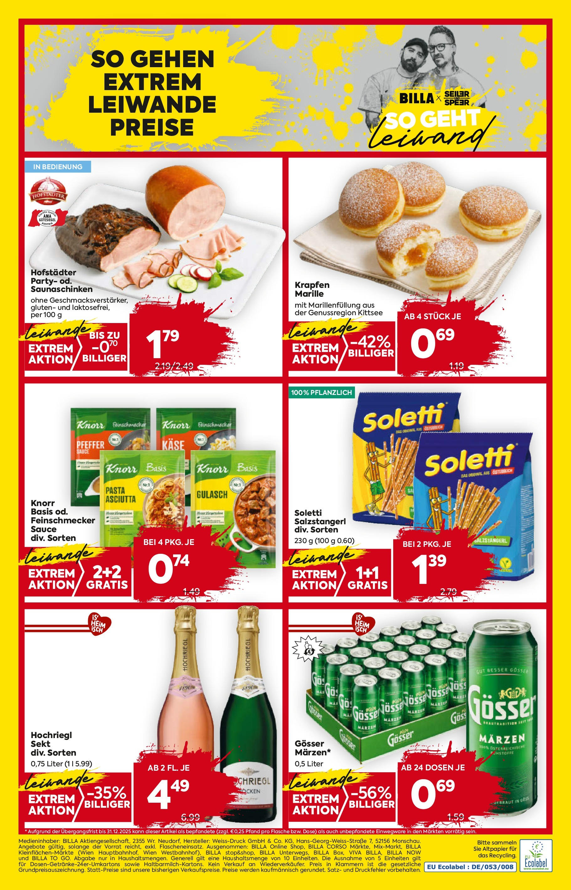 Billa Flugblatt - Wien ab 02.10.2025 - Angebote, Prospekt | Seite: 16 | Produkte: Pasta, Pfeffer, Käse
