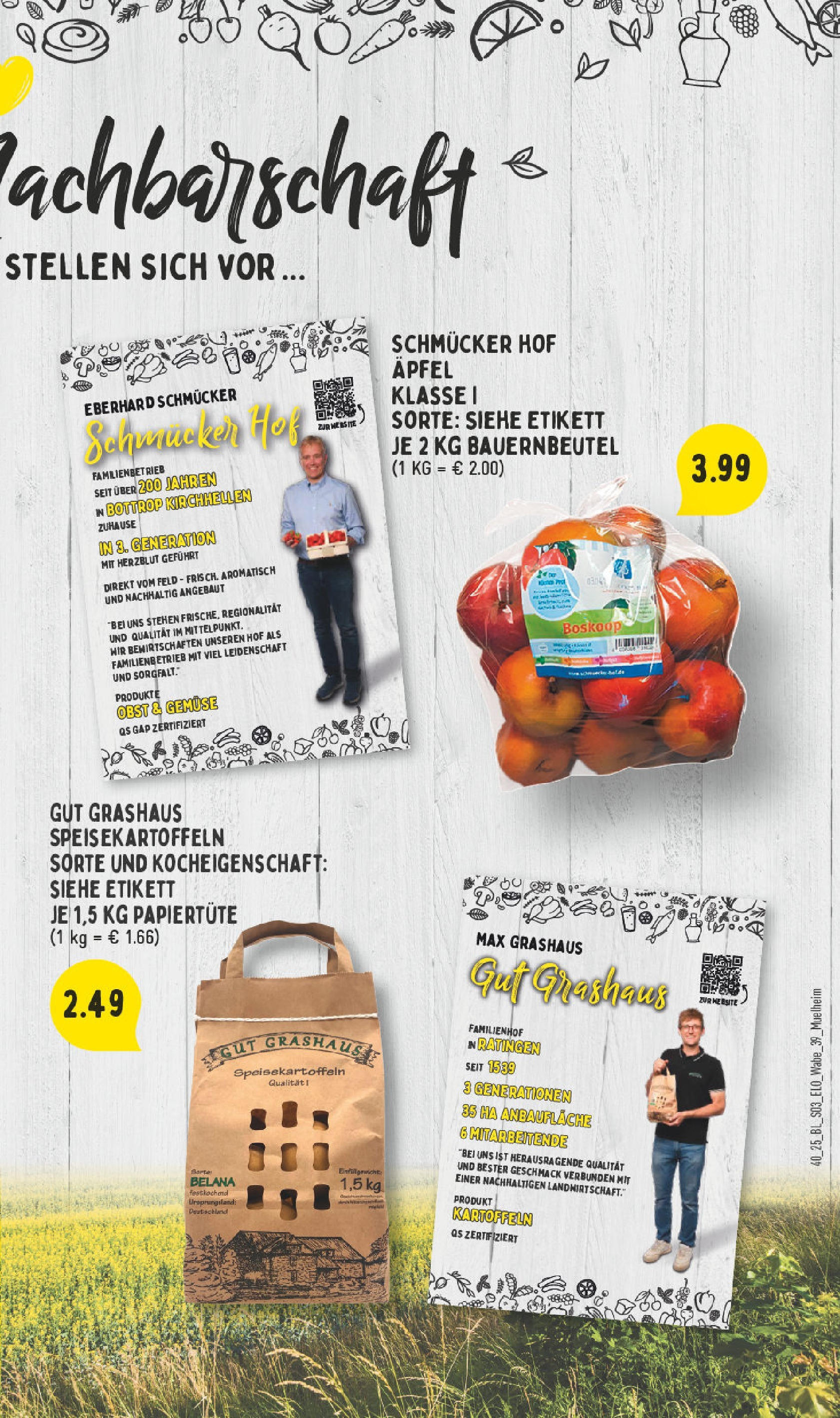 Edeka prospekt Mülheim / Ruhr	 (ab 28.09.2025) » Angebote Online | Seite: 27 | Produkte: Äpfel, Kartoffeln, Gemüse, Obst