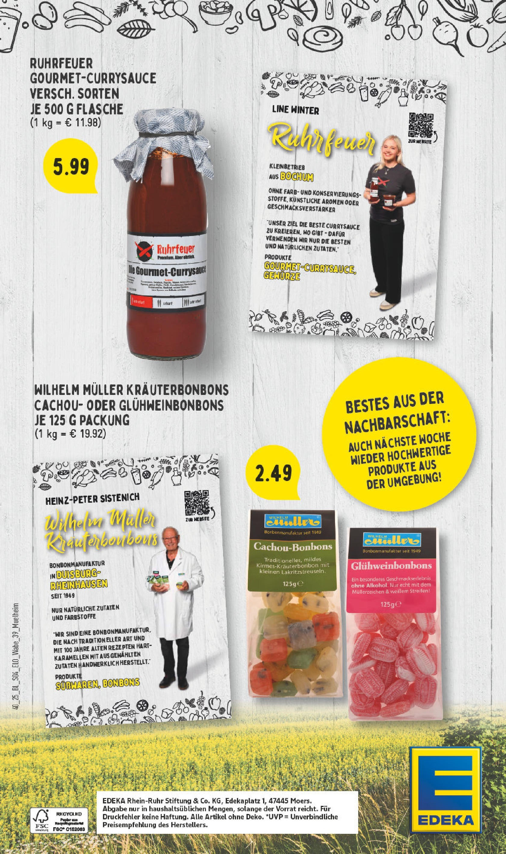 Edeka prospekt Mülheim / Ruhr	 (ab 28.09.2025) » Angebote Online | Seite: 28 | Produkte: Gewürze