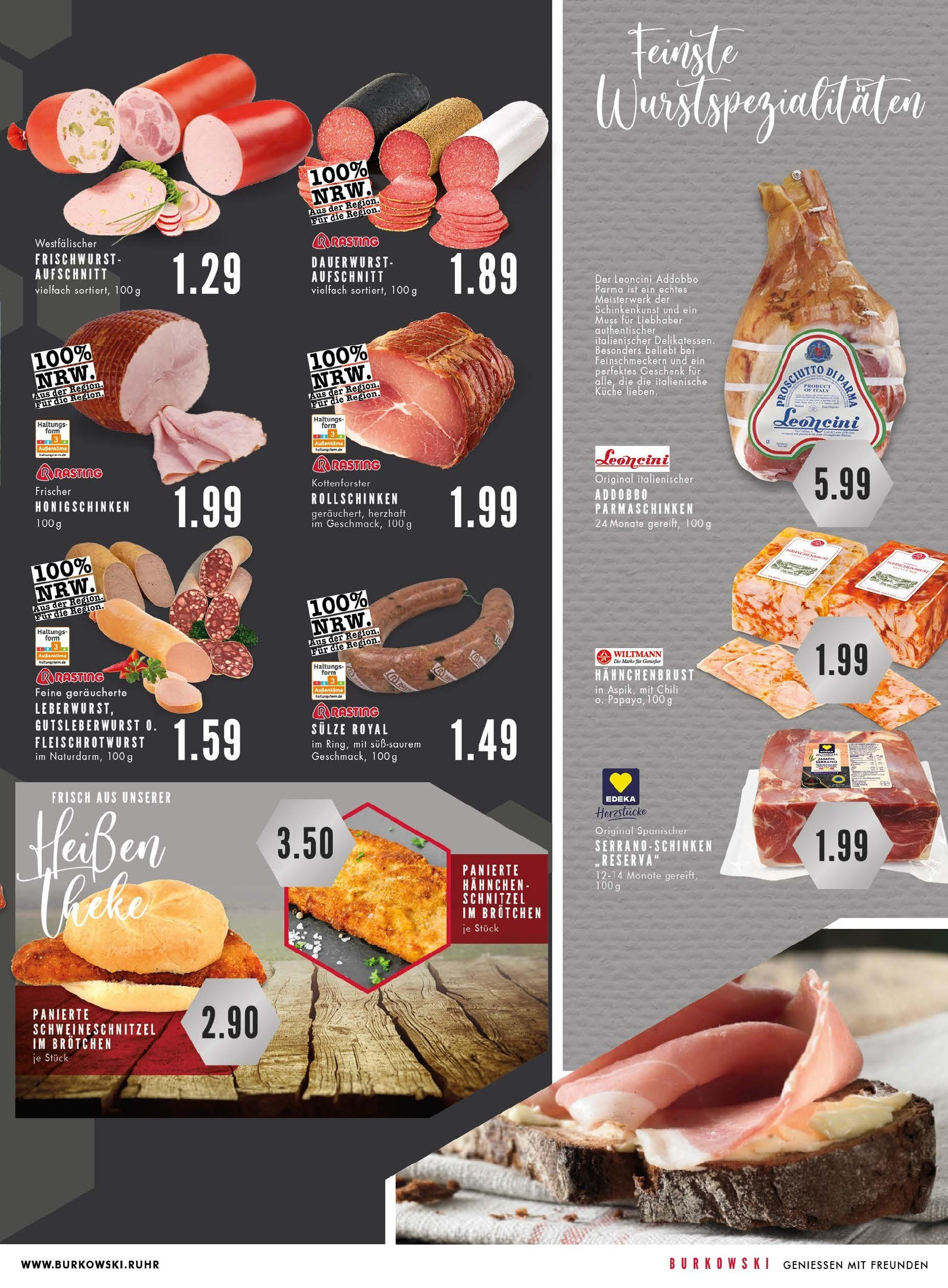 Edeka prospekt Essen	 (ab 28.09.2025) » Angebote Online | Seite: 5 | Produkte: Schnitzel, Chili, Serrano schinken, Hahnchenbrust