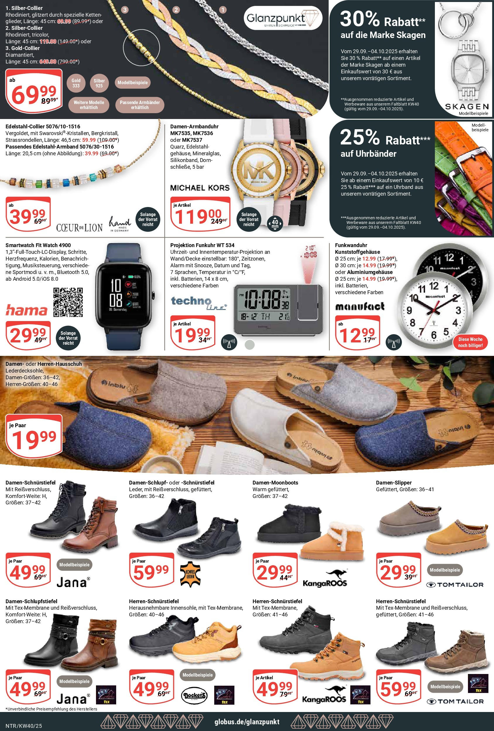 Globus prospekt Neutraubling	 (ab 28.09.2025) » Angebote online | Seite: 25 | Produkte: Smartwatch