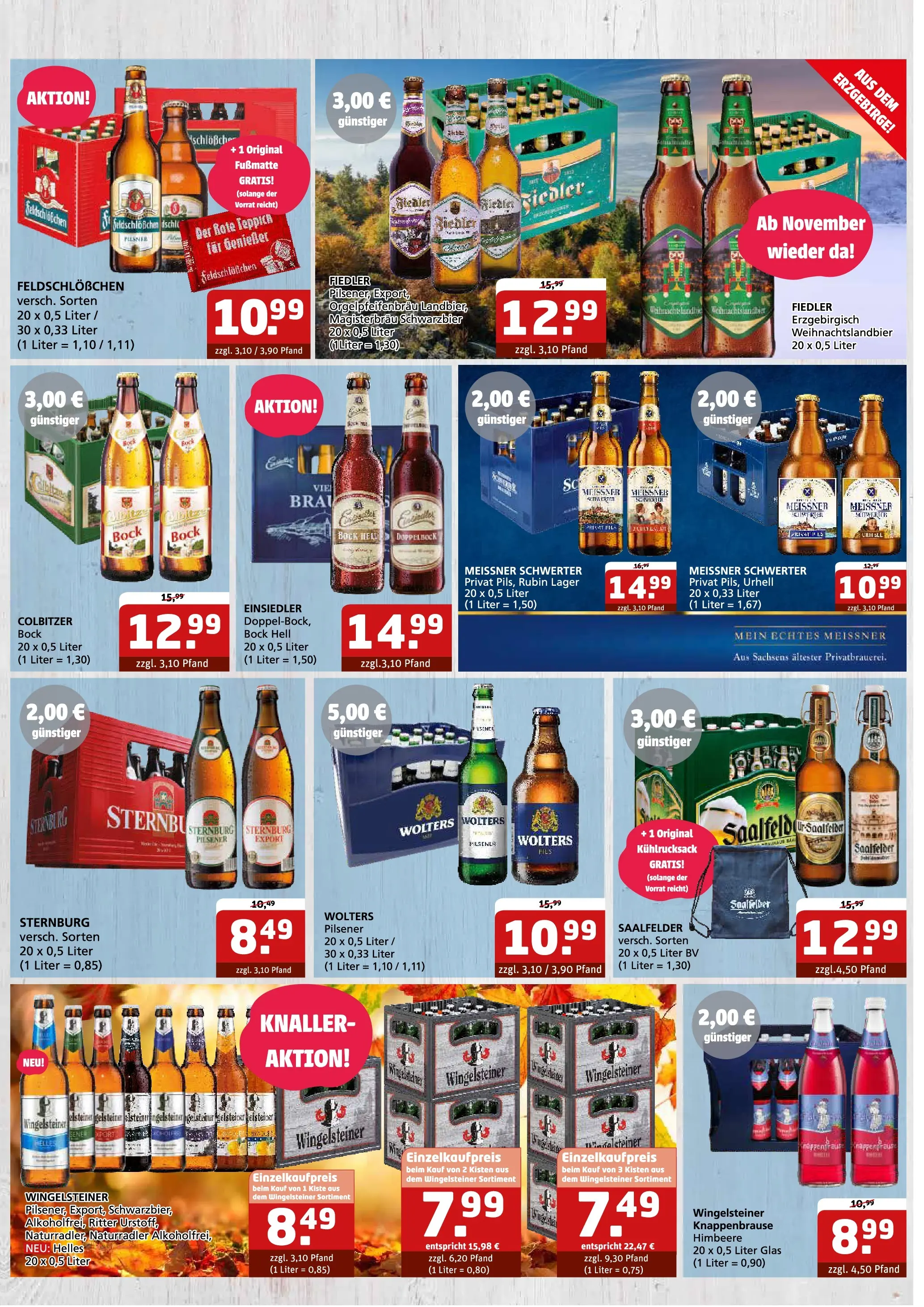 Entdecke - Getränke Quelle: Getränkeangebote (ab 28.09.2025) zum Blättern | Seite: 4 | Produkte: Pils, Teppich, Fußmatte, Himbeere