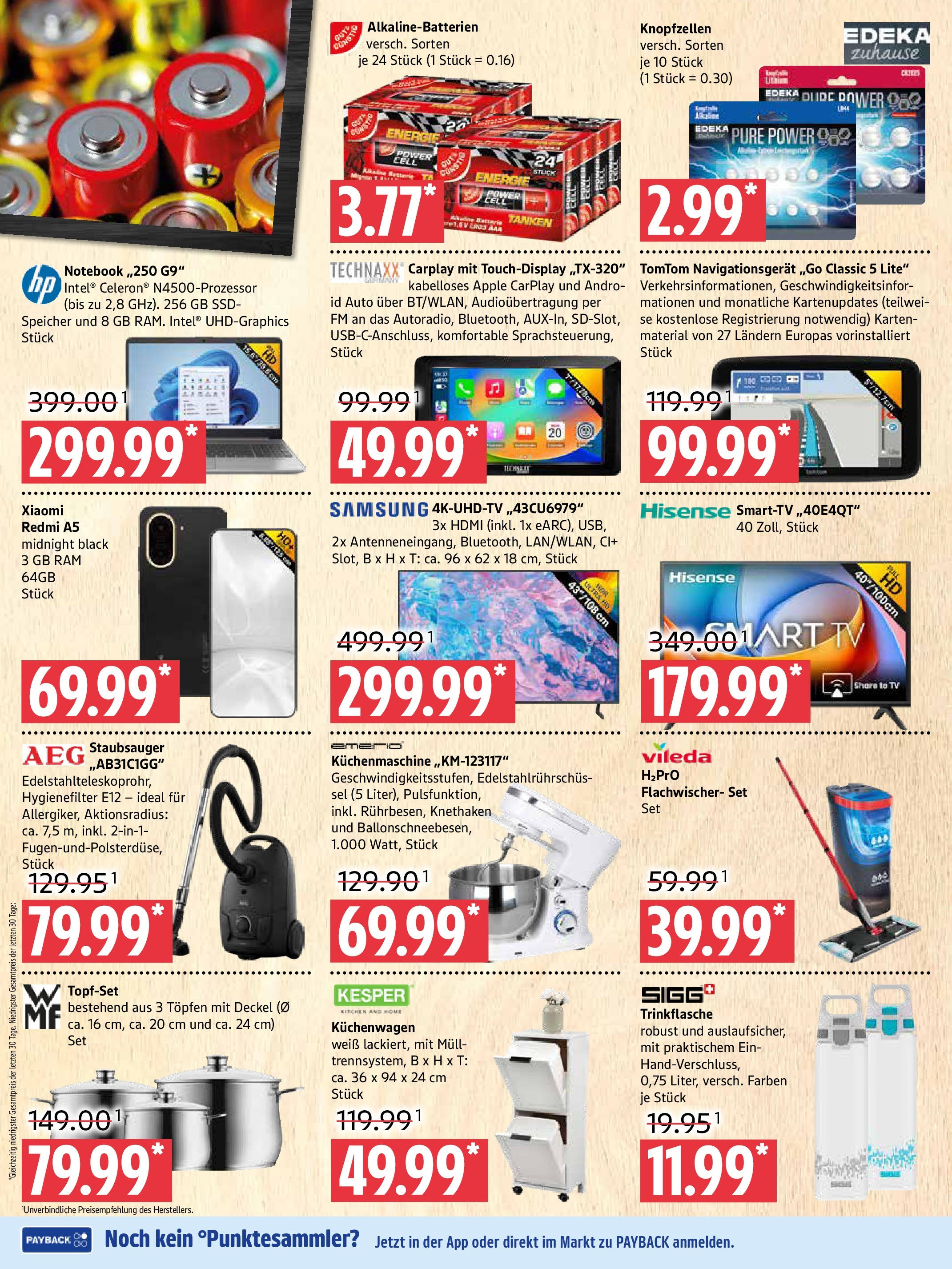 Marktkauf - Marktkauf: Wochenangebote (ab 28.09.2025) » Angebote online | Seite: 10 | Produkte: Xiaomi, AEG, Samsung, Notebook