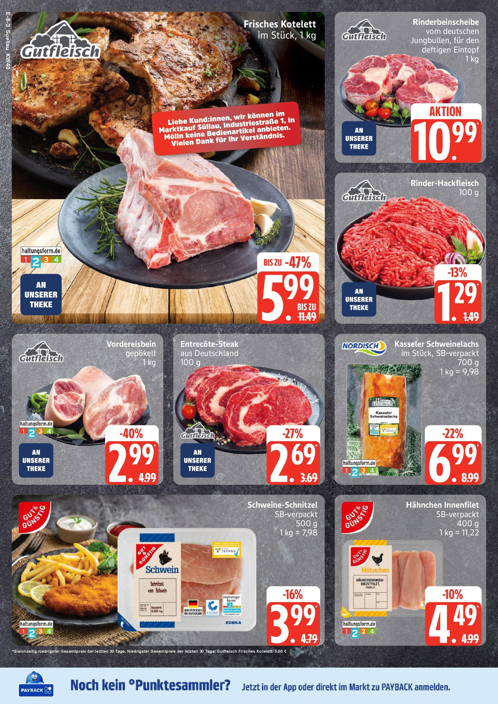 Marktkauf - Marktkauf: Wochenangebote (ab 28.09.2025) » Angebote online | Seite: 8 | Produkte: Gewicht, Hahnchen, Theke, Schnitzel