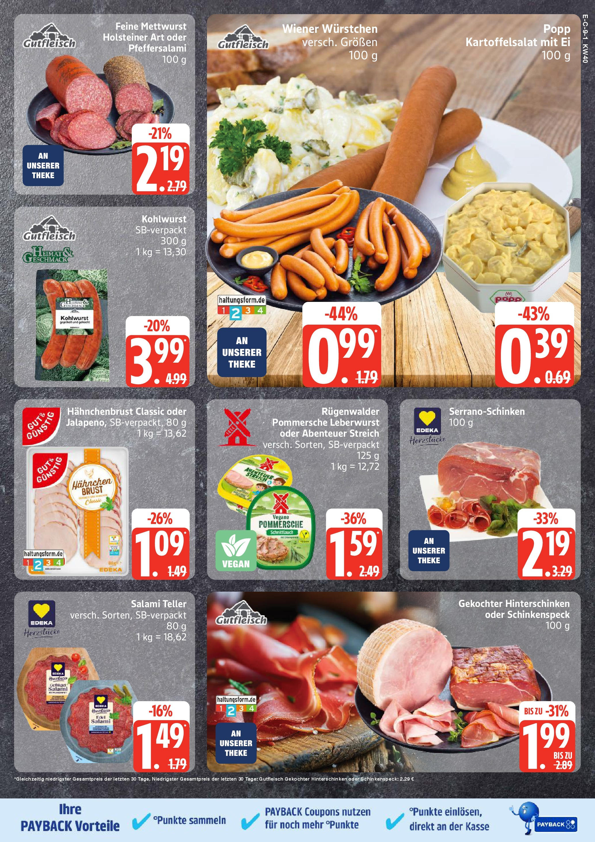 Marktkauf - Marktkauf: Wochenangebote (ab 28.09.2025) » Angebote online | Seite: 9 | Produkte: Hahnchen, Wiener wurstchen, Theke, Hahnchenbrust
