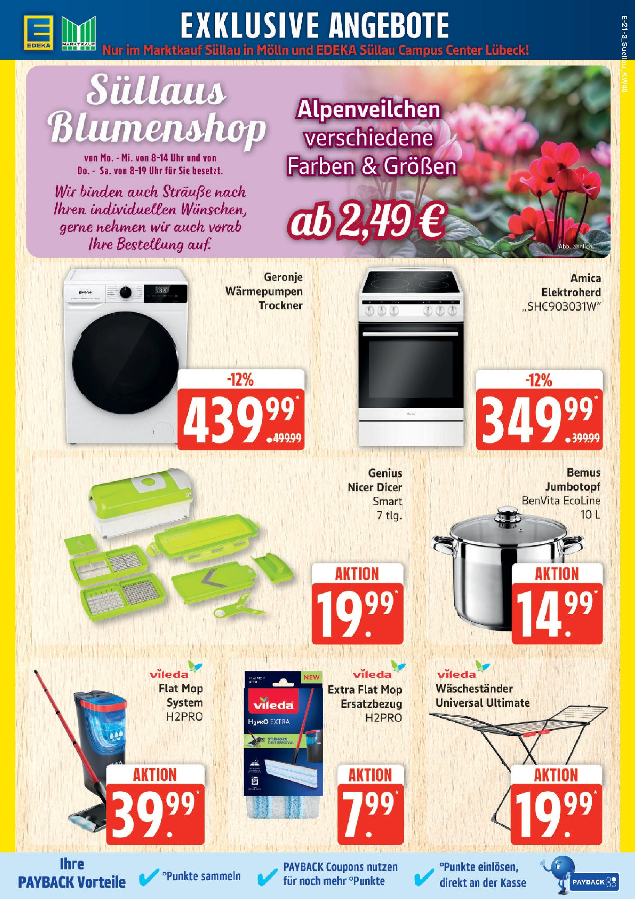 Marktkauf - Marktkauf: Wochenangebote (ab 28.09.2025) » Angebote online | Seite: 21 | Produkte: Gorenje, Trockner, Waschestander, Uhr
