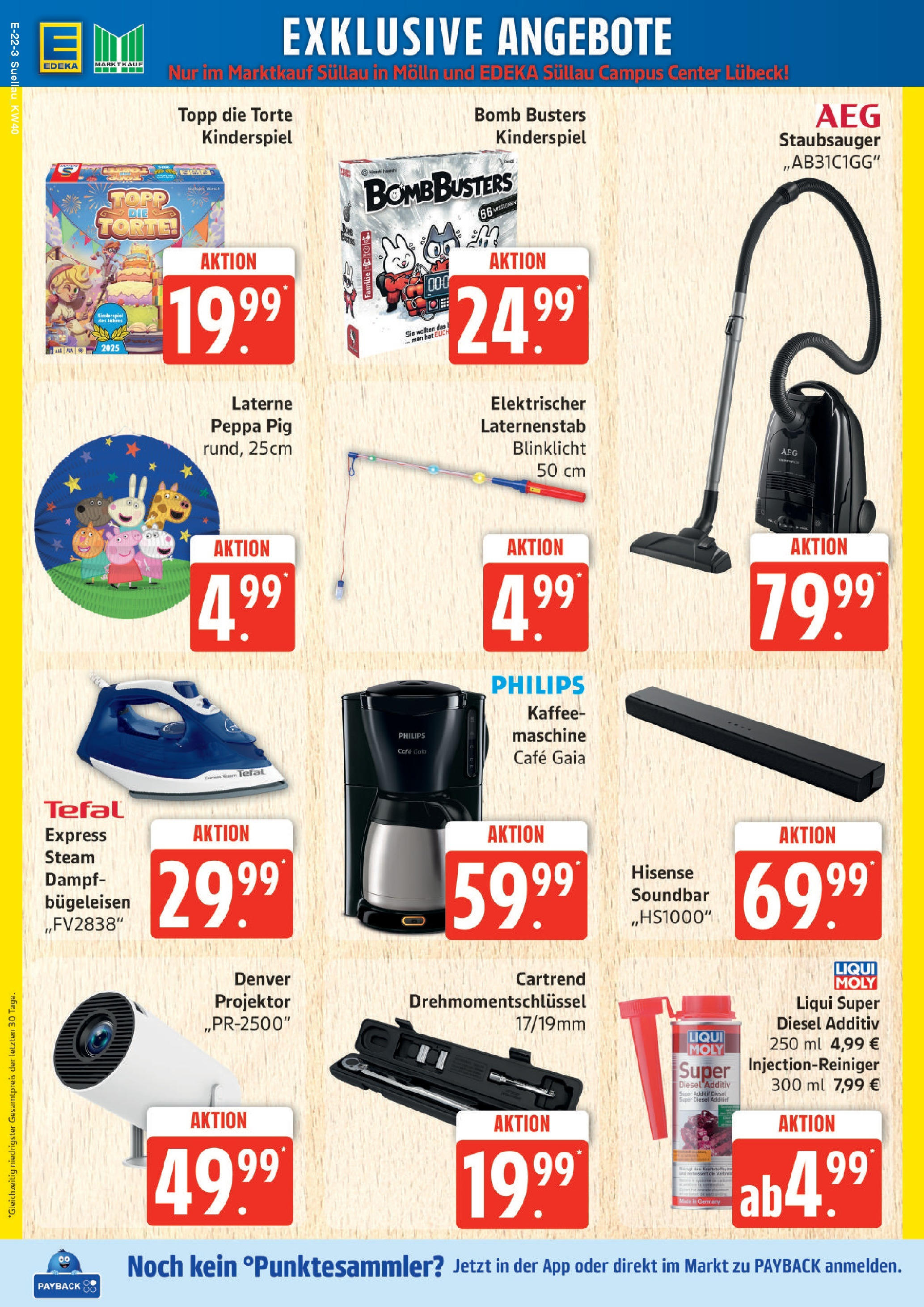 Marktkauf - Marktkauf: Wochenangebote (ab 28.09.2025) » Angebote online | Seite: 22 | Produkte: Philips, Staubsauger, Bügeleisen, Soundbar