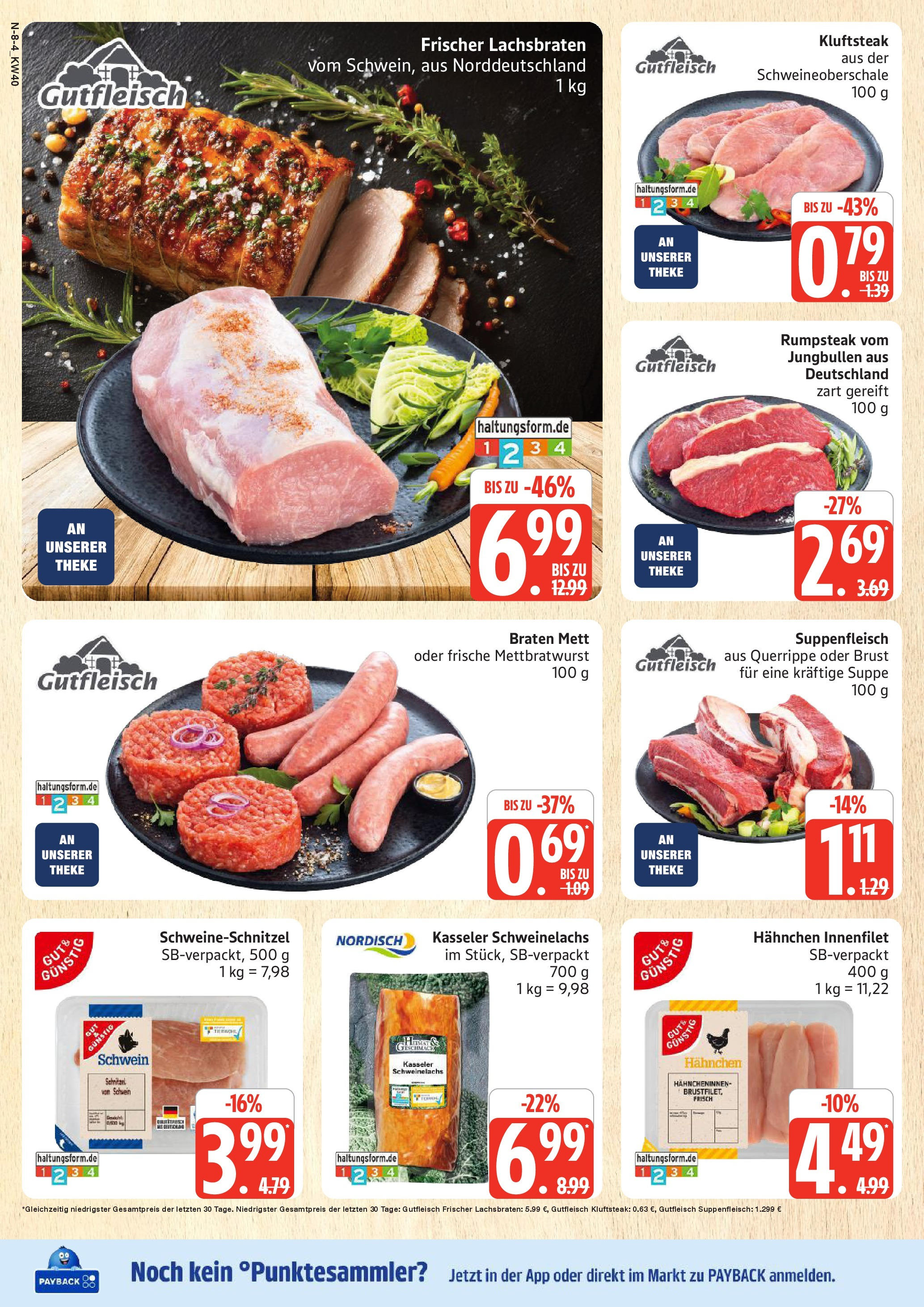 Marktkauf - Marktkauf: Wochenangebote (ab 28.09.2025) » Angebote online | Seite: 8 | Produkte: Rumpsteak, Theke, Schnitzel, Suppenfleisch