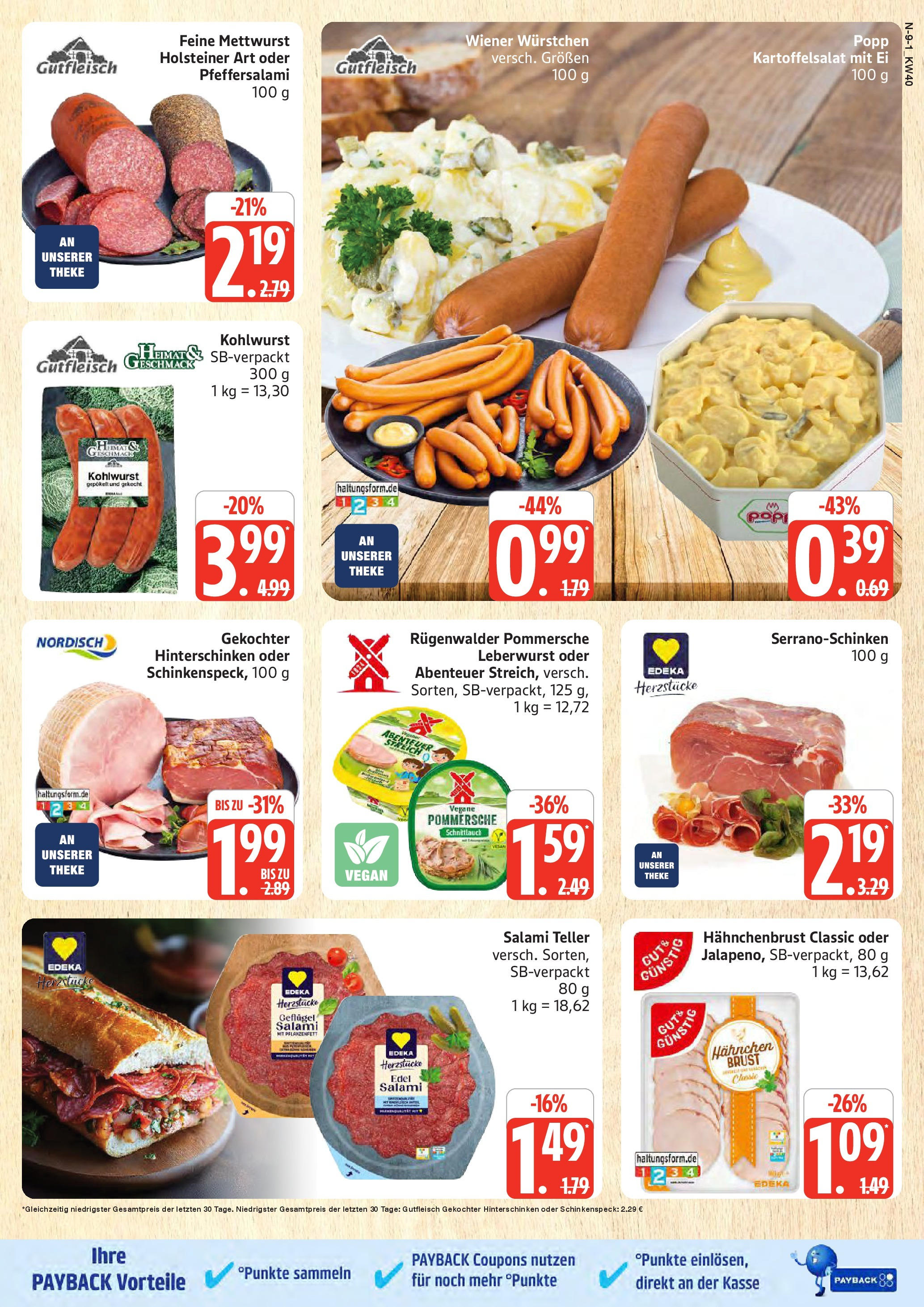 Marktkauf - Marktkauf: Wochenangebote (ab 28.09.2025) » Angebote online | Seite: 9 | Produkte: Hahnchen, Theke, Salami, Hahnchenbrust
