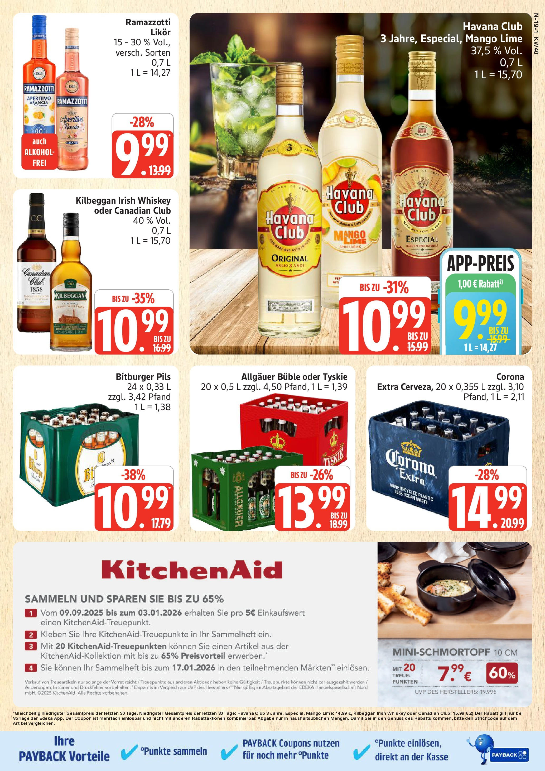 Marktkauf - Marktkauf: Wochenangebote (ab 28.09.2025) » Angebote online | Seite: 19 | Produkte: Havana club, Tyskie, Mango, Whiskey