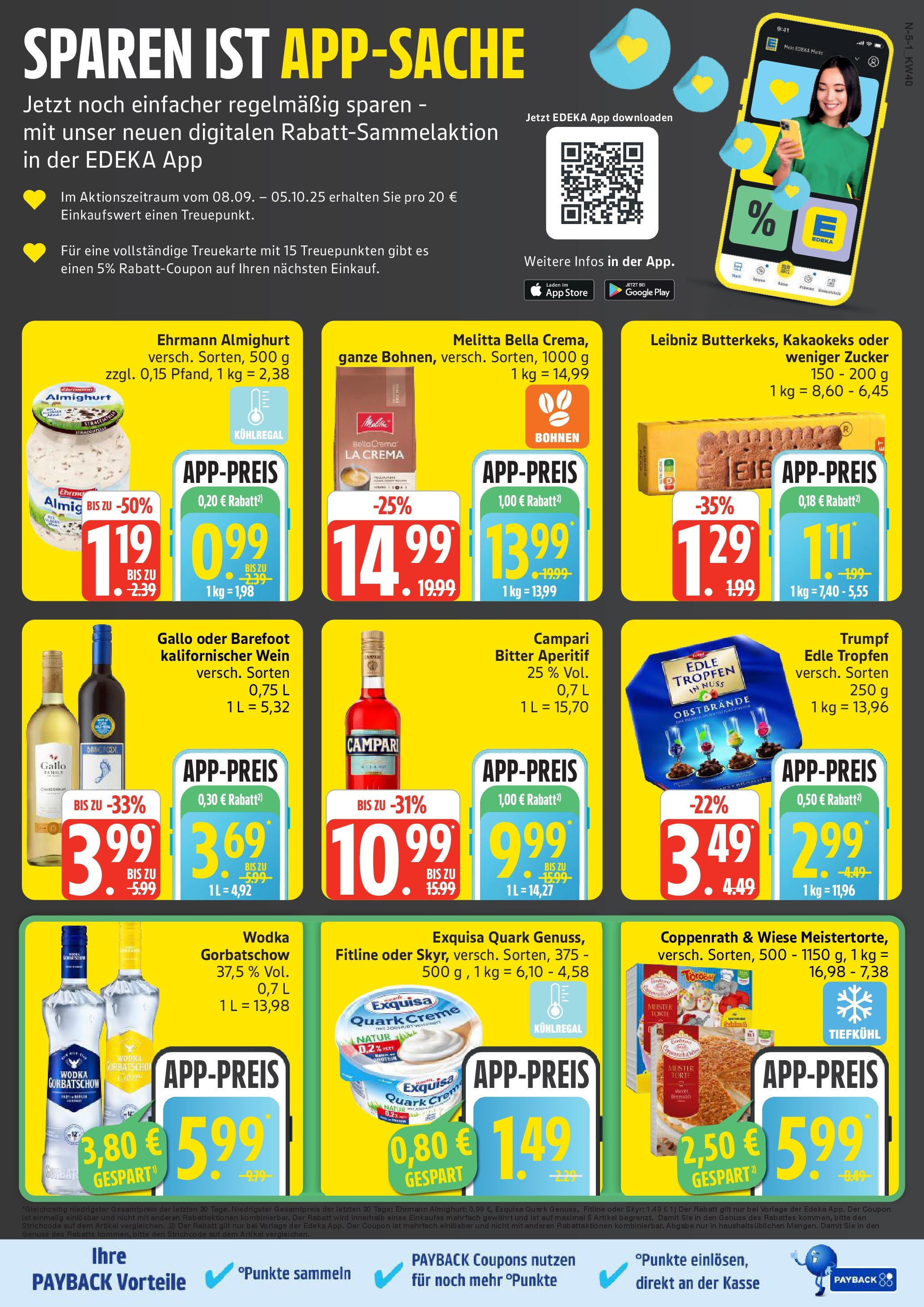Marktkauf - Marktkauf: Wochenangebote (ab 28.09.2025) » Angebote online | Seite: 5 | Produkte: Quark, Campari, Skyr, Wodka