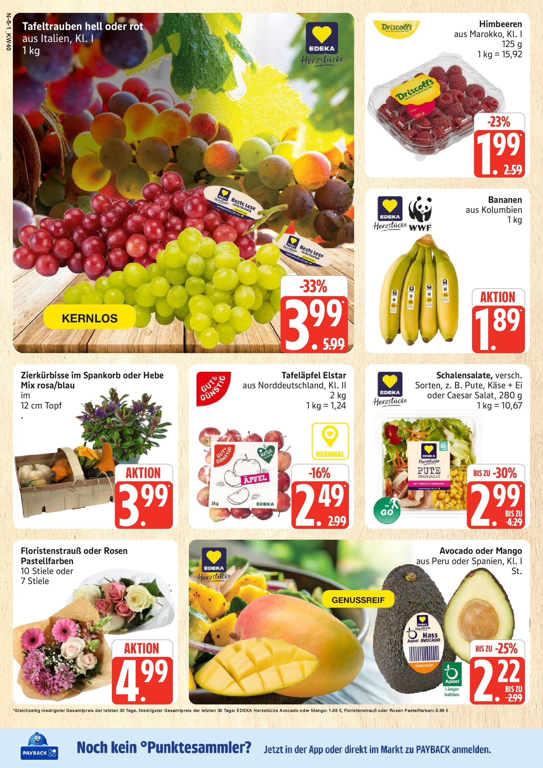 Marktkauf - Marktkauf: Wochenangebote (ab 28.09.2025) » Angebote online | Seite: 6 | Produkte: Pute, Avocado, Mango, Salat