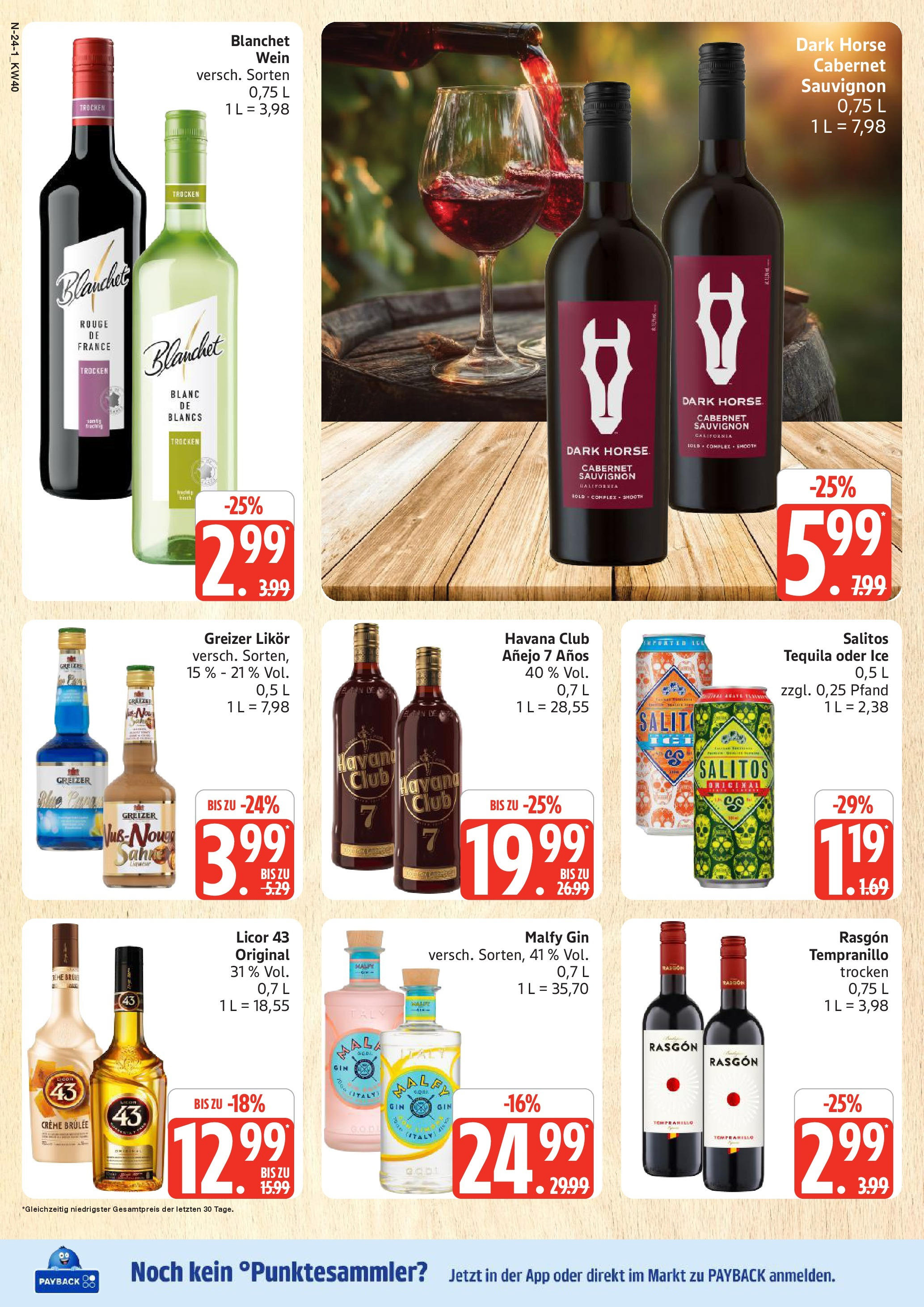 Marktkauf - Marktkauf: Wochenangebote (ab 28.09.2025) » Angebote online | Seite: 24 | Produkte: Havana club, Creme, Creme brulee, Wein