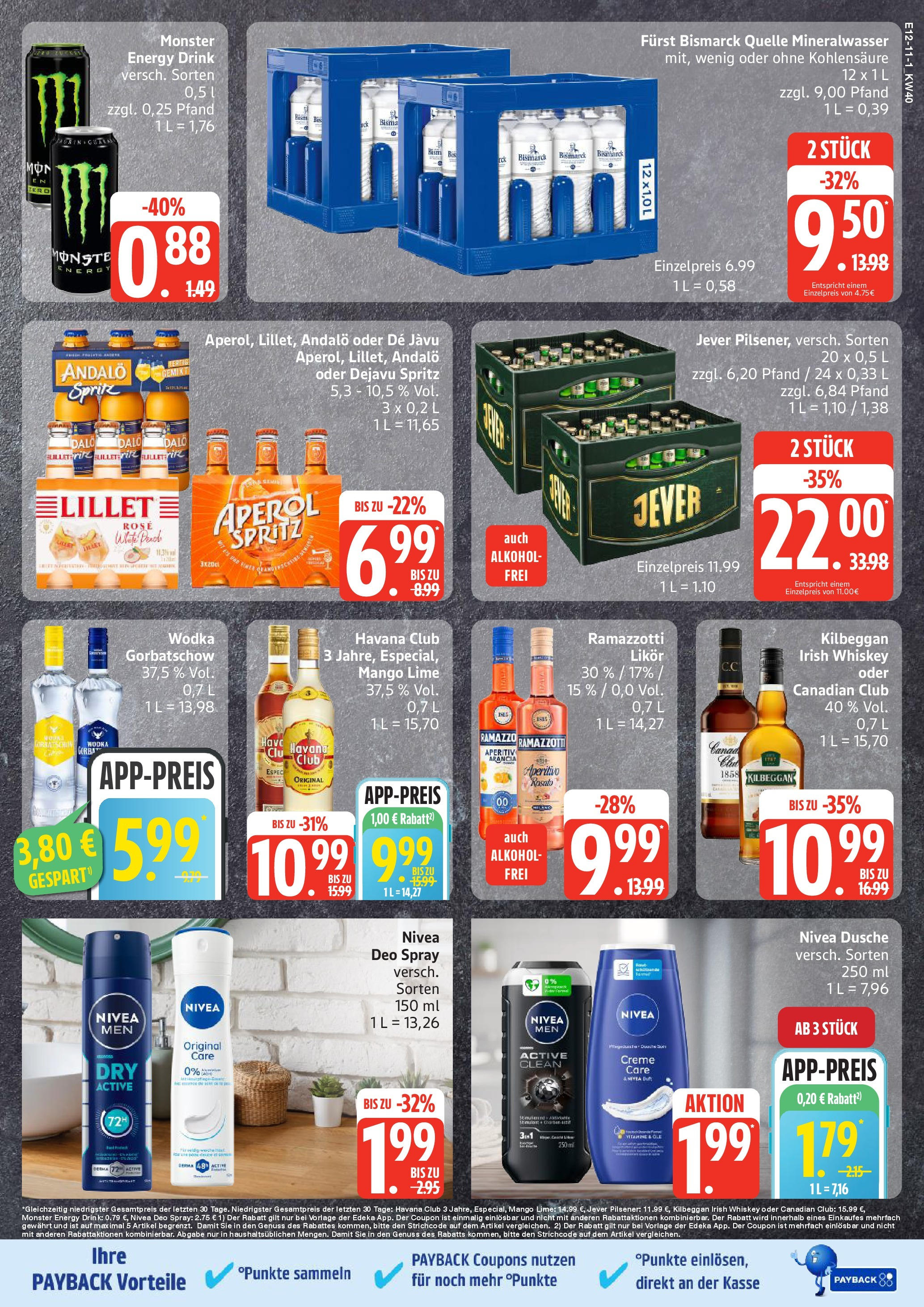 Edeka prospekt Sterup (ab 28.09.2025) » Angebote Online | Seite: 11 | Produkte: Creme, Deodorant, Shower Gel, Jever Edeka prospekt Sterup (ab 28.09.2025) » Angebote Online | Seite: 11 | Produkte: Creme, Deodorant, Shower Gel, Jever