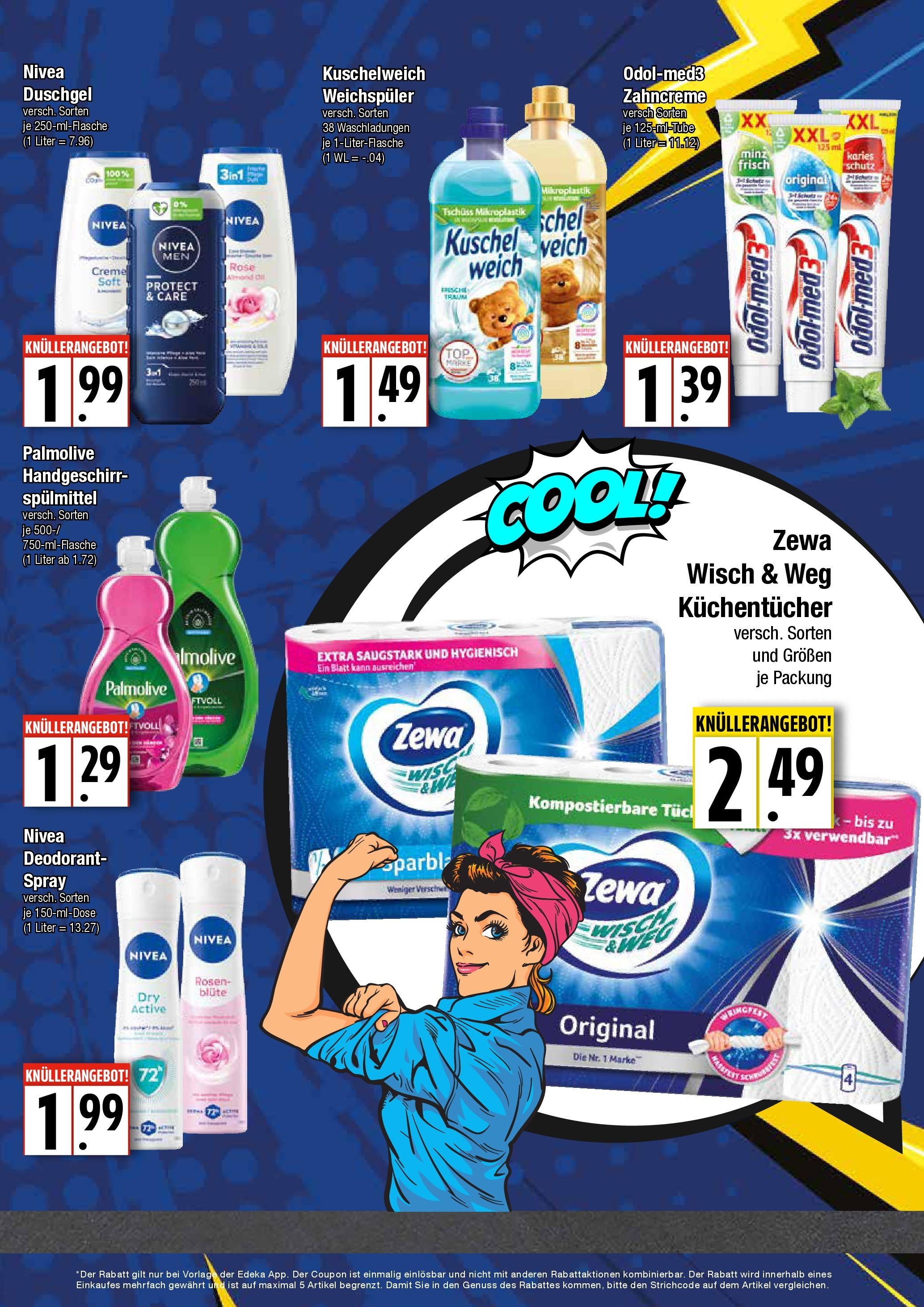 Edeka prospekt Hamburg (ab 28.09.2025) » Angebote Online | Seite: 5 | Produkte: Zewa, Duschgel, Weichspüler, Shower Gel Edeka prospekt Hamburg (ab 28.09.2025) » Angebote Online | Seite: 5 | Produkte: Zewa, Duschgel, Weichspüler, Shower Gel