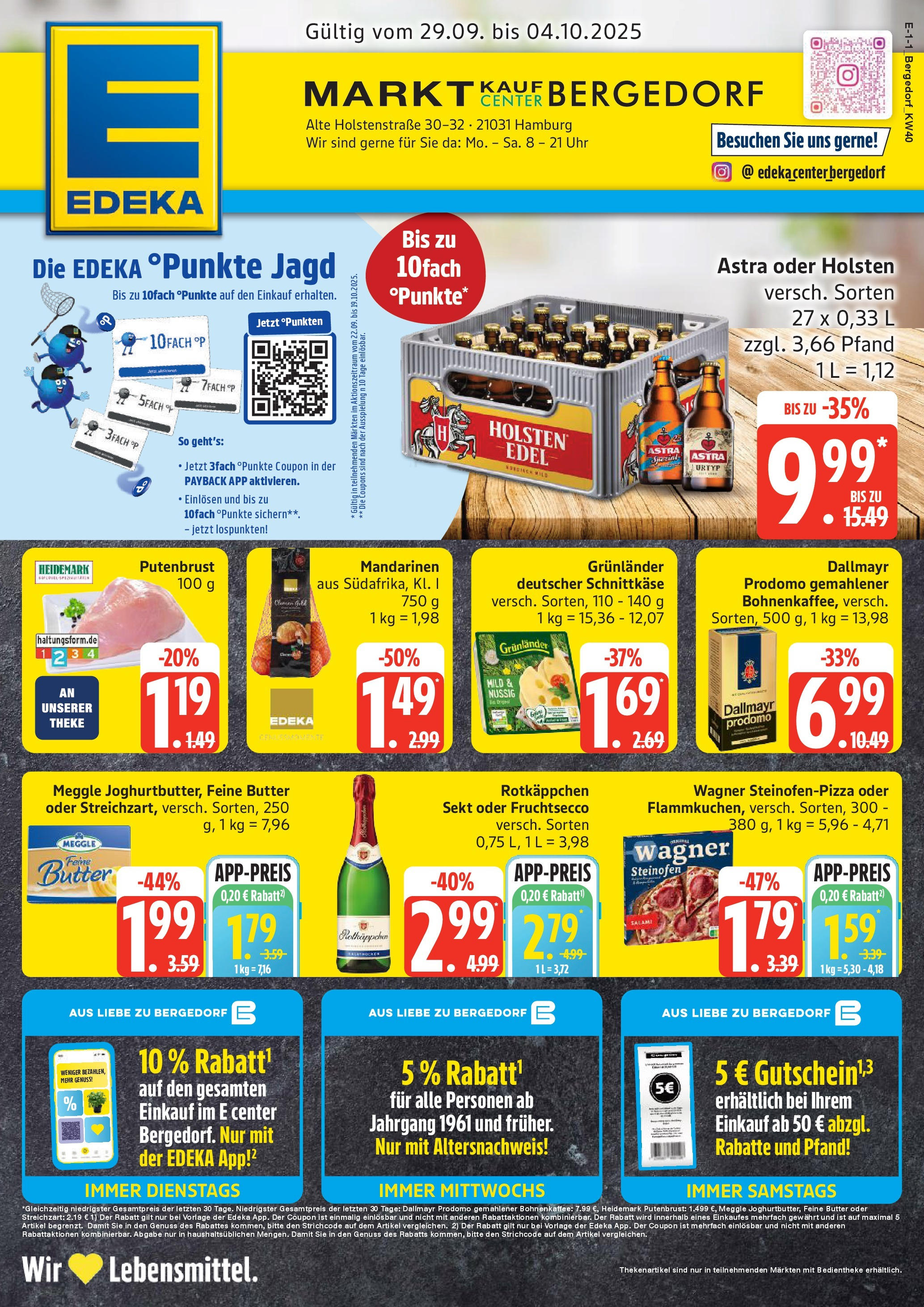 Edeka prospekt Hamburg	 (ab 28.09.2025) » Angebote Online | Seite: 1 | Produkte: Rotkappchen sekt, Fruchtsecco, Dallmayr, Dallmayr prodomo