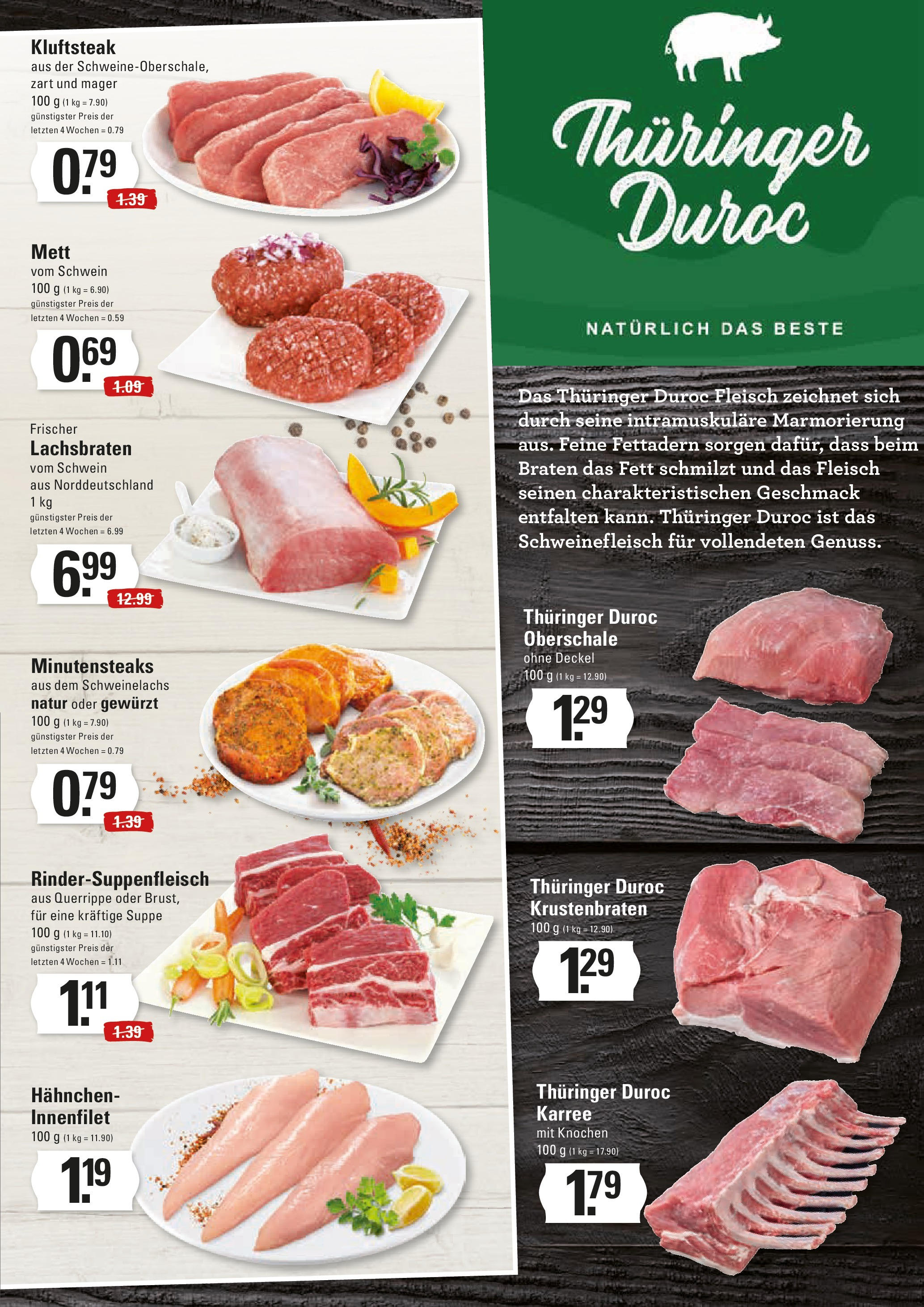 Edeka prospekt Hamburg	 (ab 28.09.2025) » Angebote Online | Seite: 5 | Produkte: Hahnchen, Krustenbraten, Schweinefleisch, Fleisch