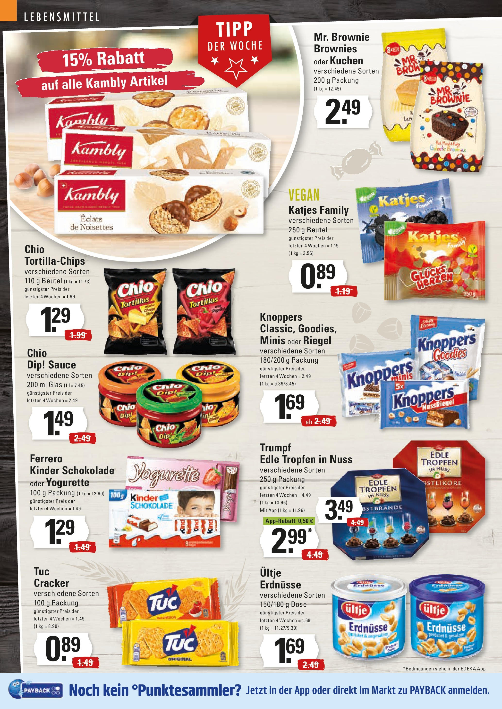 Edeka prospekt Hamburg	 (ab 28.09.2025) » Angebote Online | Seite: 12 | Produkte: Kinder schokolade, Erdnüsse, Yogurette, Chips