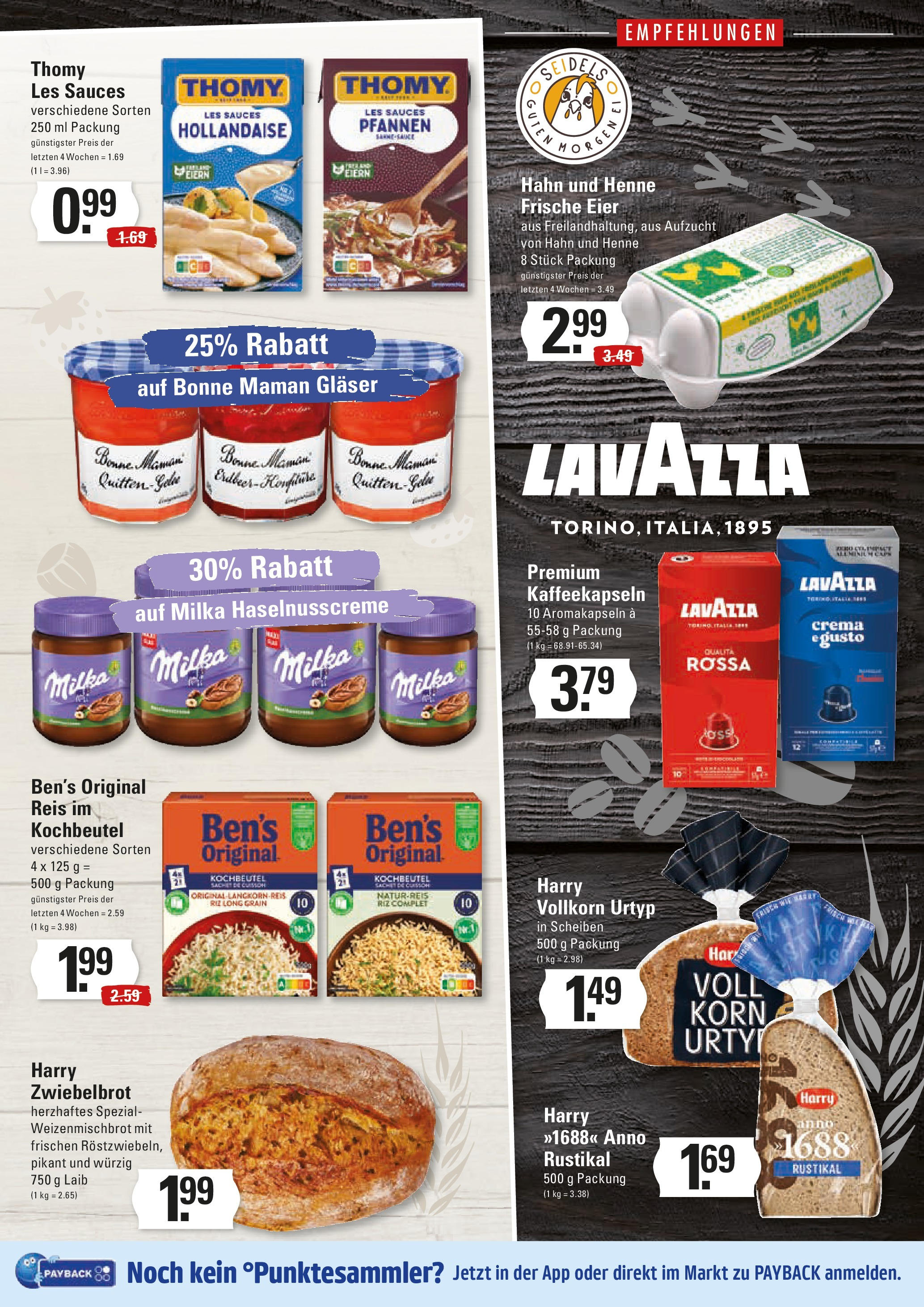 Edeka prospekt Hamburg	 (ab 28.09.2025) » Angebote Online | Seite: 15 | Produkte: Thomy les sauces, Eier, Milka, Reis