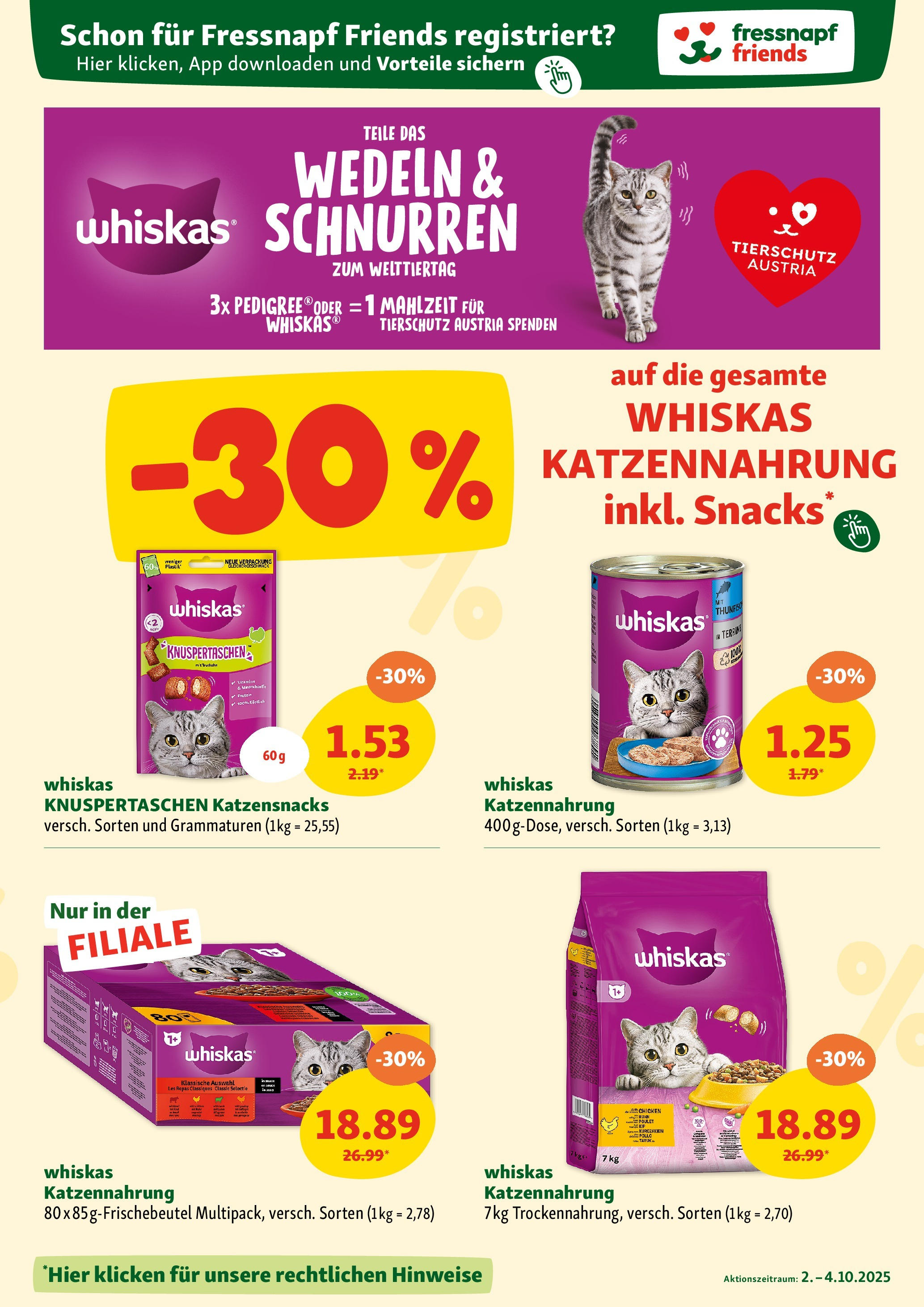 Fressnapf Flugblatt von 02.10.2025 - Aktuelle Angebote | Seite: 3