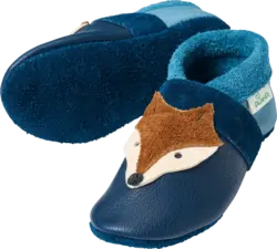 ALANA Lederschuhe mit Fuchs-Applikation, blau, Gr. 20/21