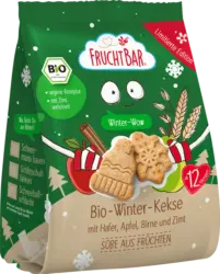 FruchtBar Kinderkekse Winter mit Hafer, Apfel, Birne & Zimt ab 12 Monaten